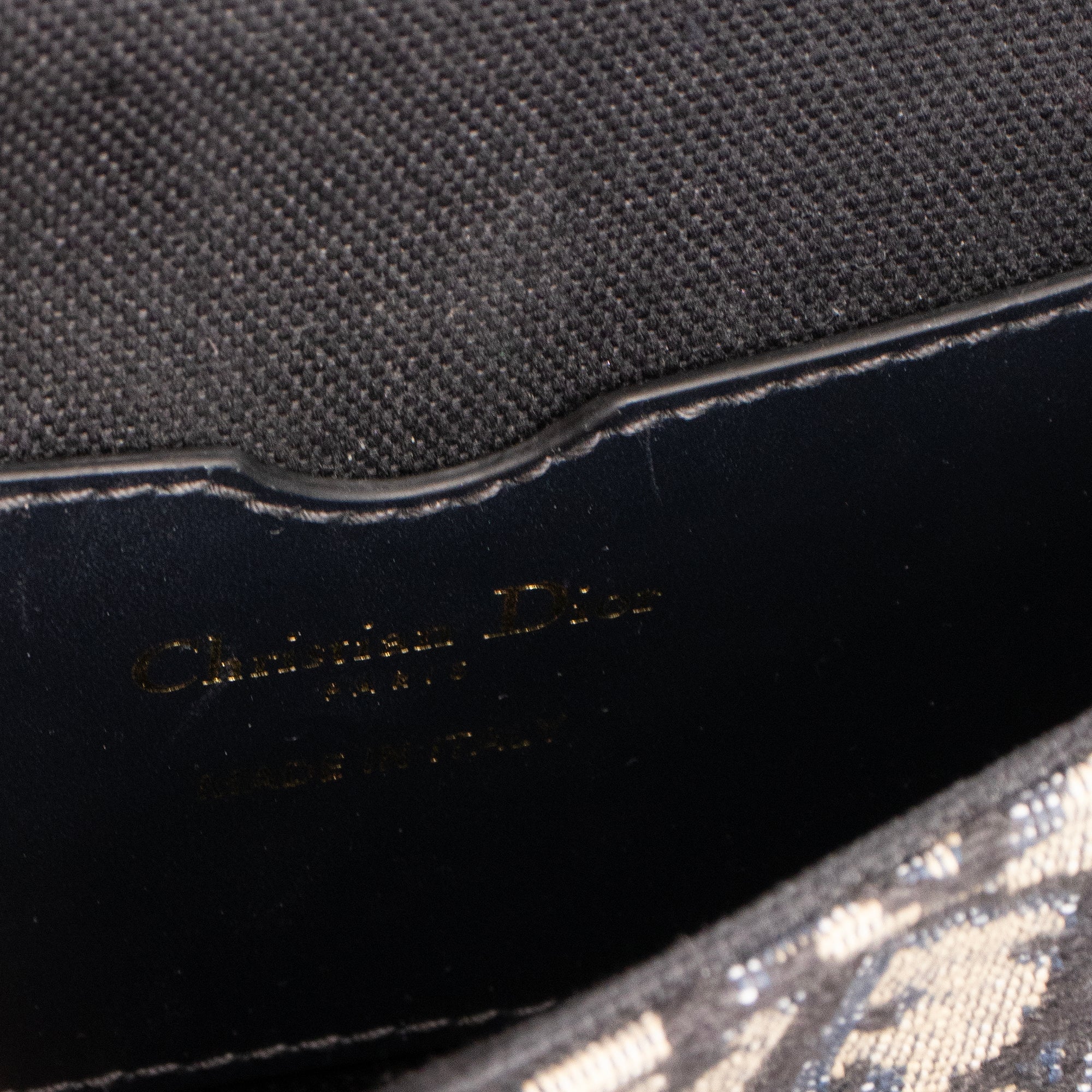 DIOR - Sac à bandoulière Bobby Dior en toile Dior oblique bleu marine