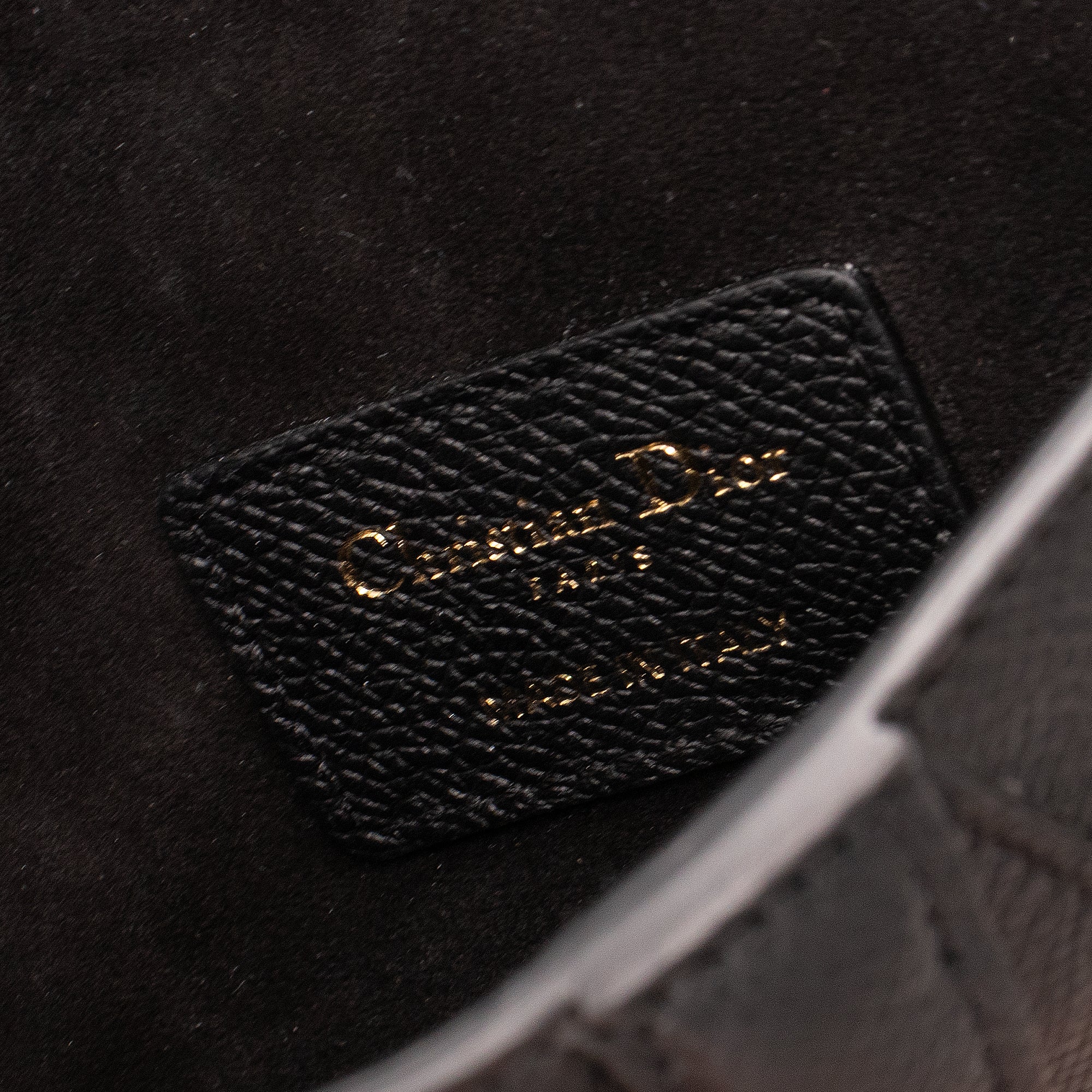 DIOR - Sac ceinture Saddle Dior en cuir grainé noir