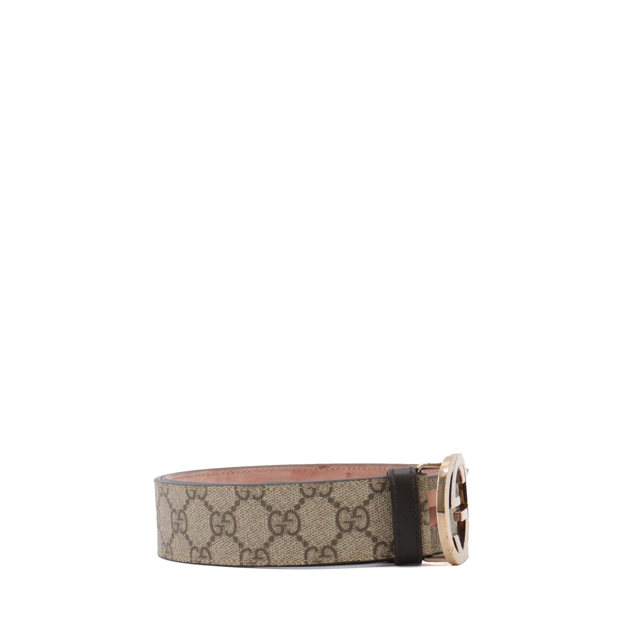 GUCCI - Ceinture GG Gucci en toile monogrammée (T85)