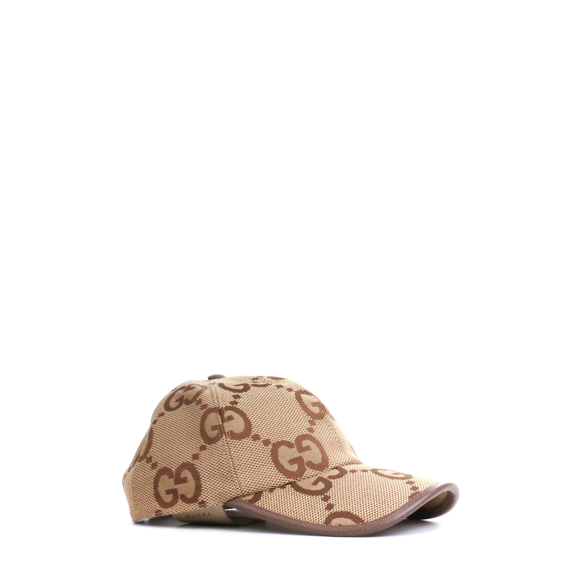 GUCCI - Casquette Gucci en toile GG Jumbo marron (XS)