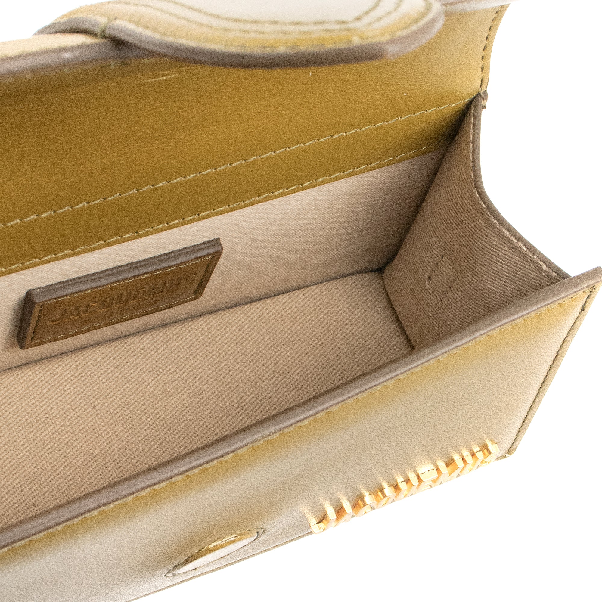 JACQUEMUS - Sac à bandoulière Bambino Jacquemus en cuir vert