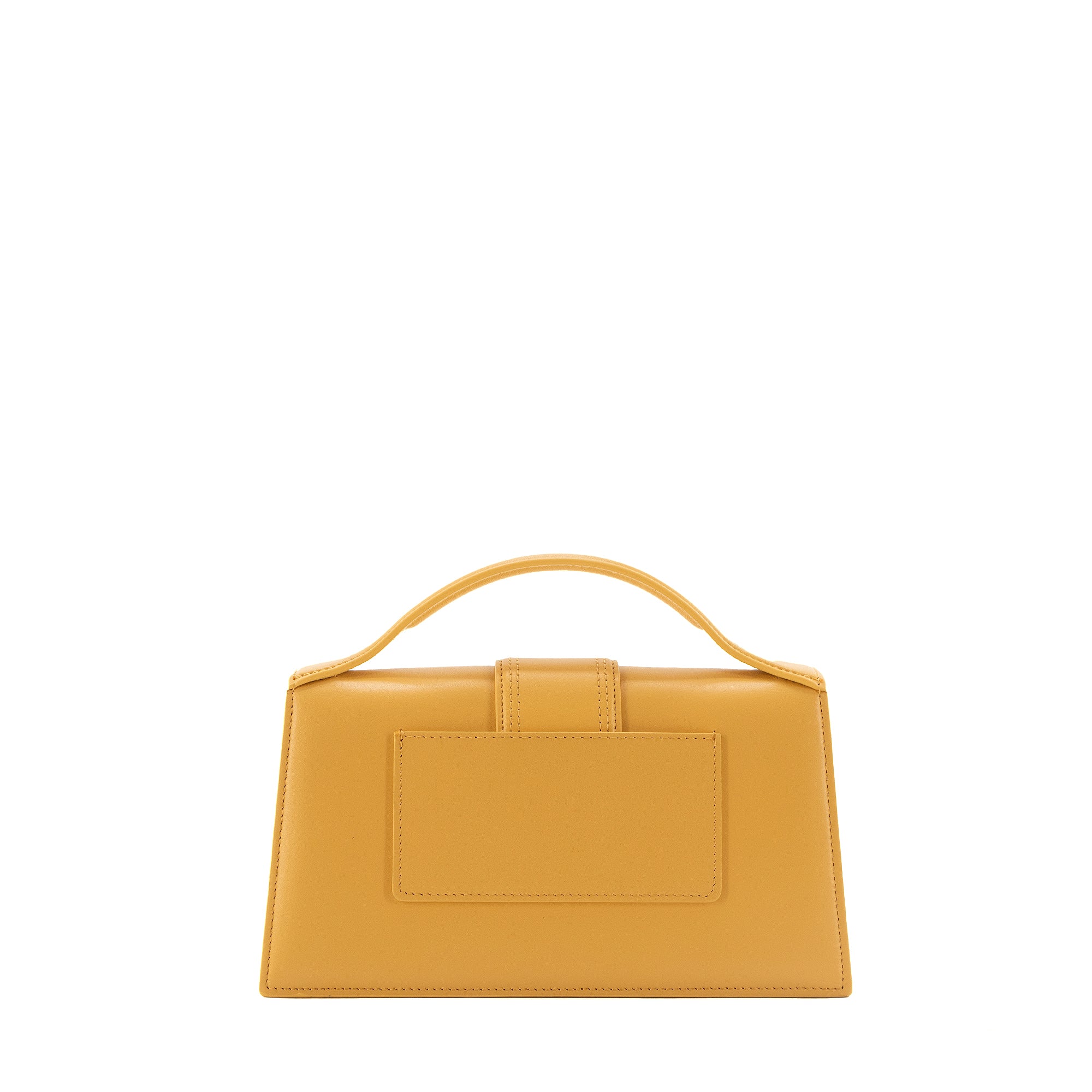 JACQUEMUS - Sac à bandoulière Le Grand Bambino Jacquemus en cuir jaune