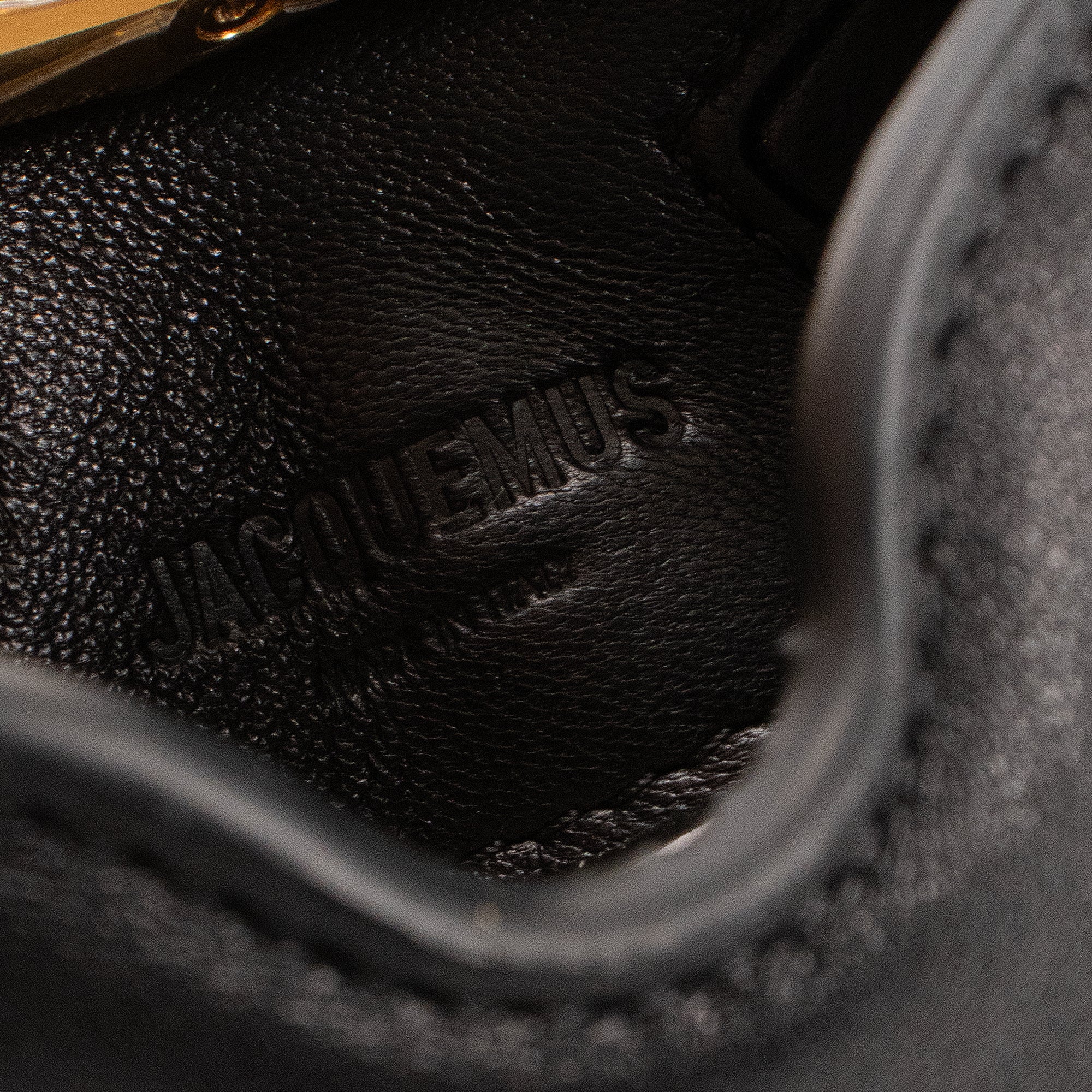 JACQUEMUS - Sac à main Le Petit Calino Jacquemus en cuir noir