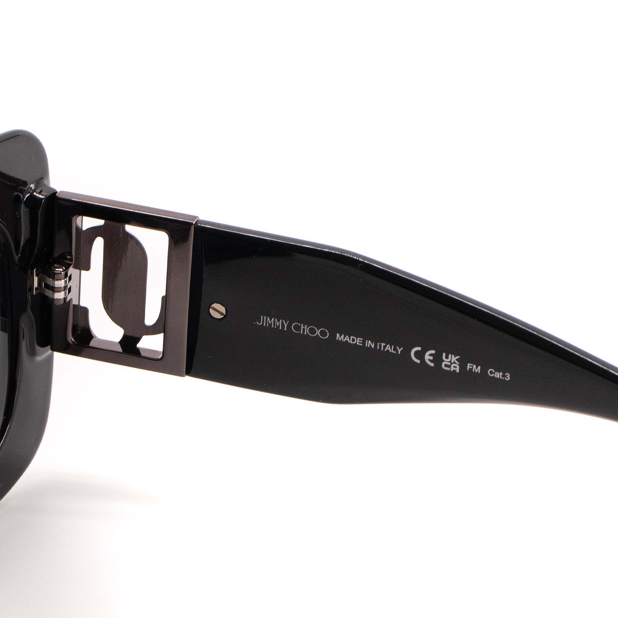 JIMMY CHOO - Lunettes de soleil Gayas/s 807 Jimmy Choo en plastique noir
