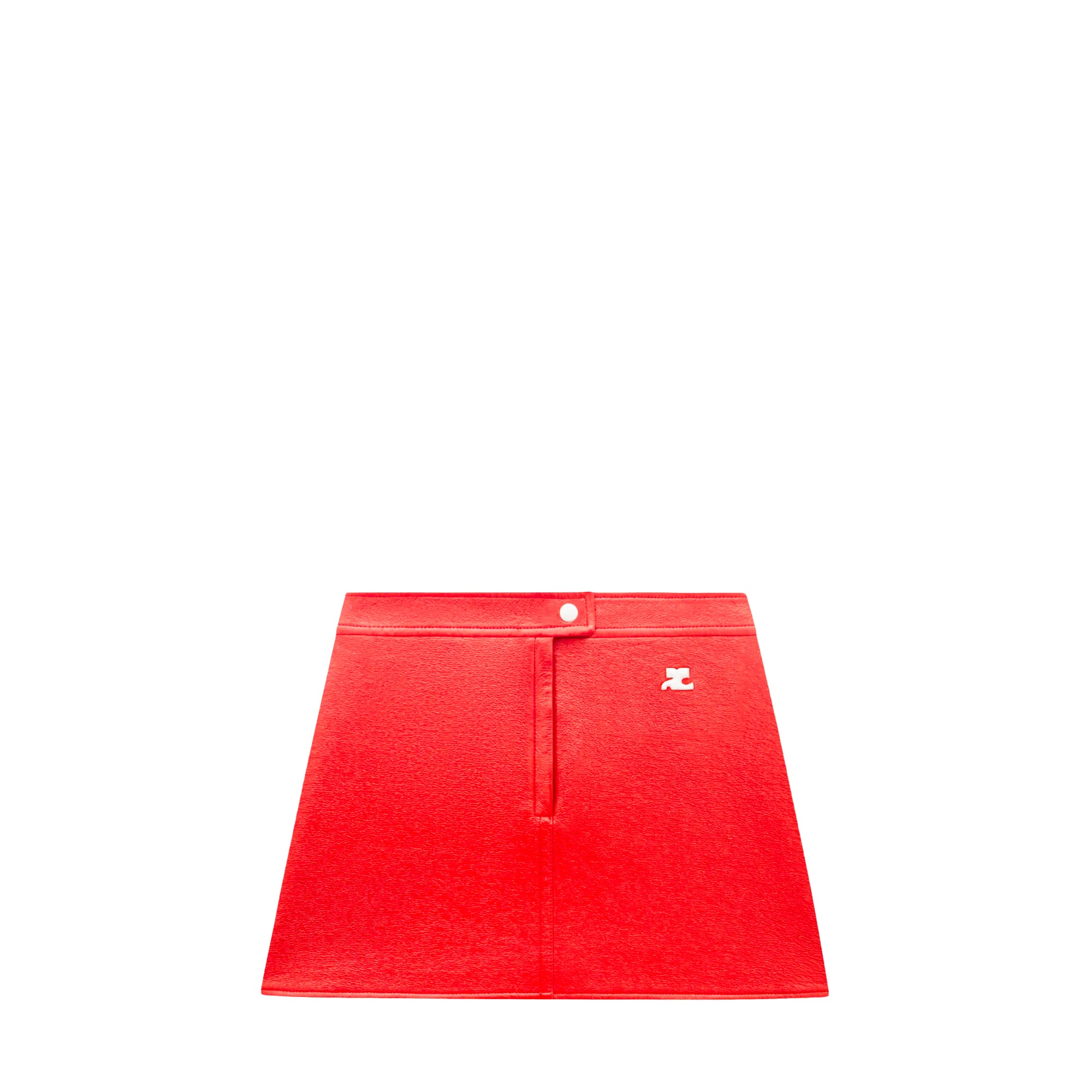 COURRÈGES - Courrèges Reissue Skirt in Red Vinyl (Size 36)