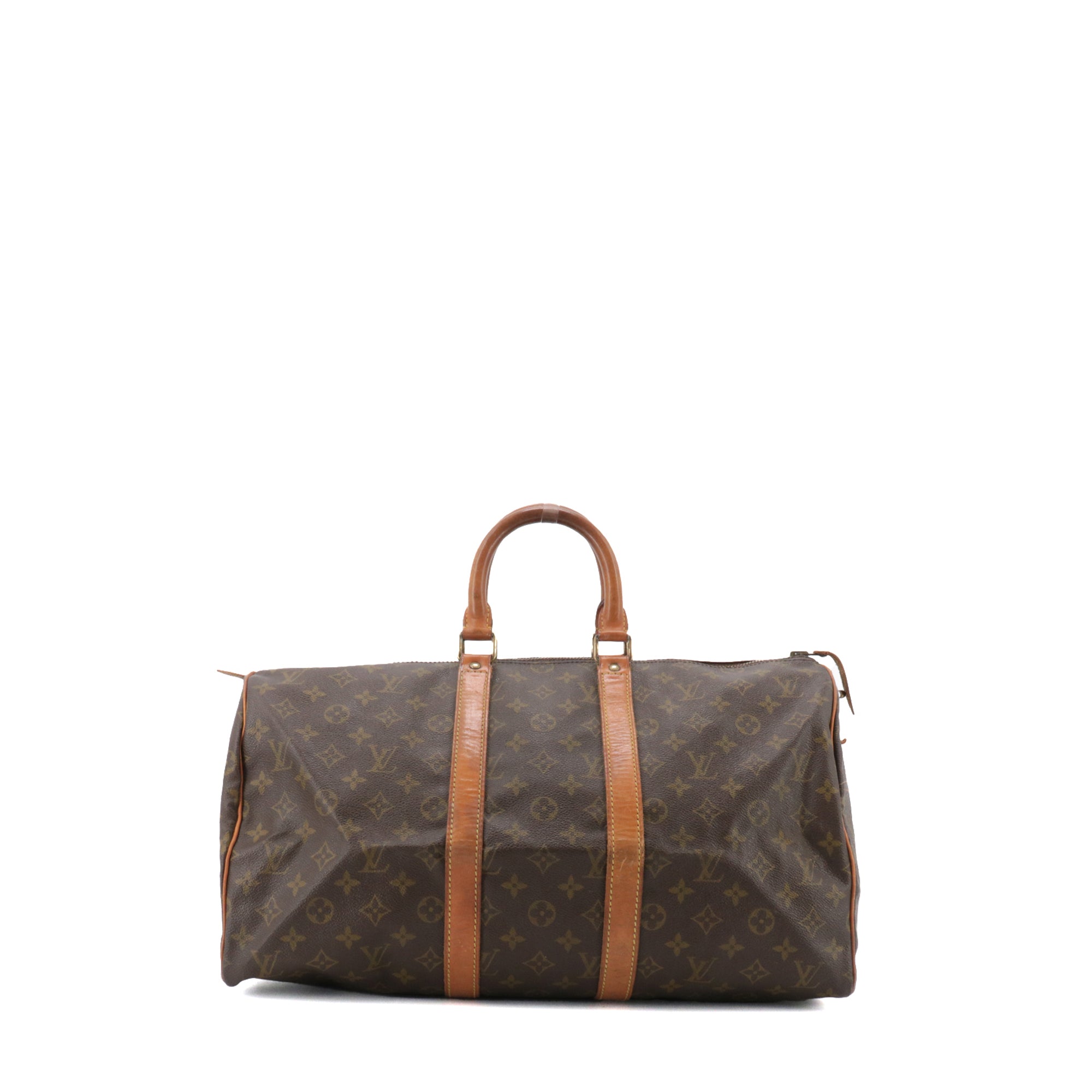 LOUIS VUITTON - Louis Vuitton Keepall 45 travel bag in vintage monogrammed canvas