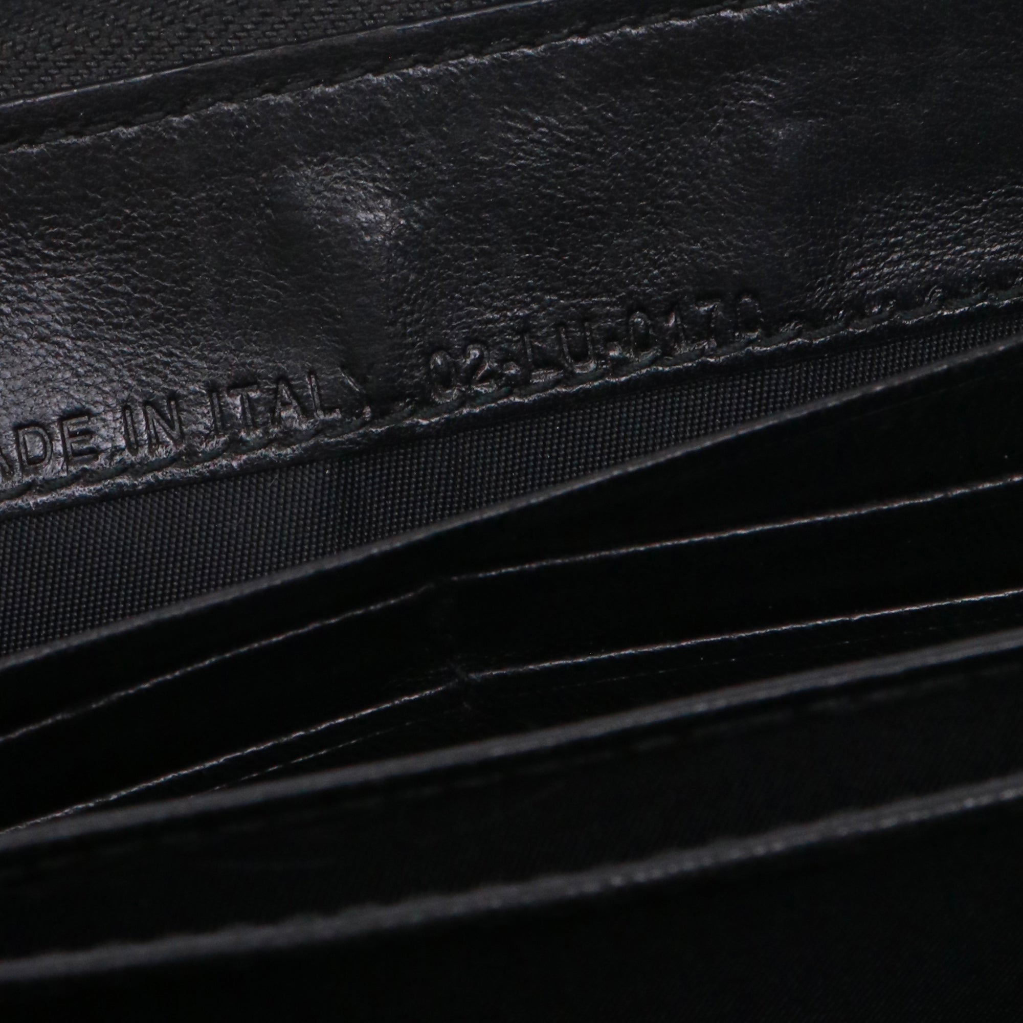 DIOR - Portefeuille Voyageur Lady Dior en cuir cannage noir