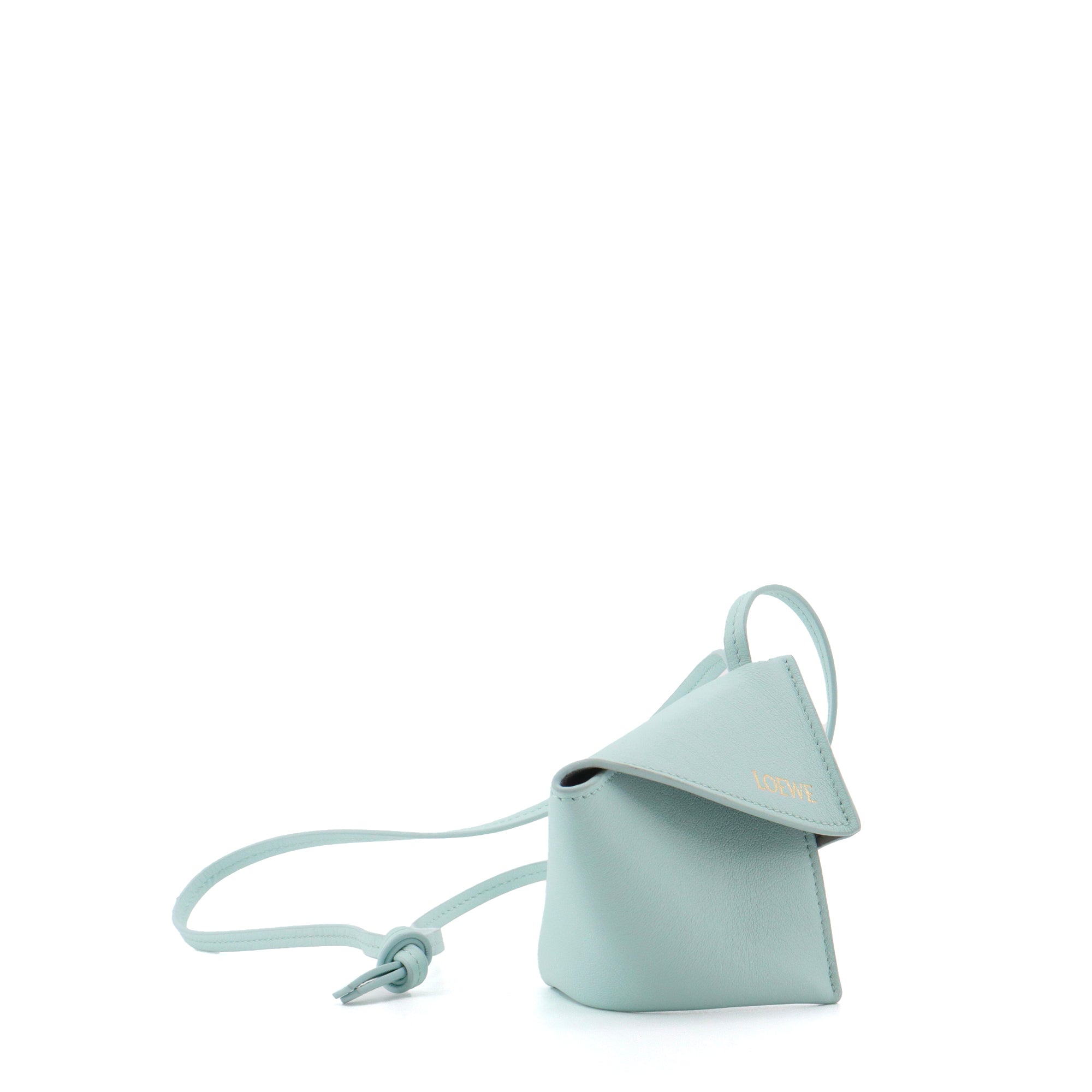 LOEWE - Bijoux de sac Puzzle Loewe en cuir bleu