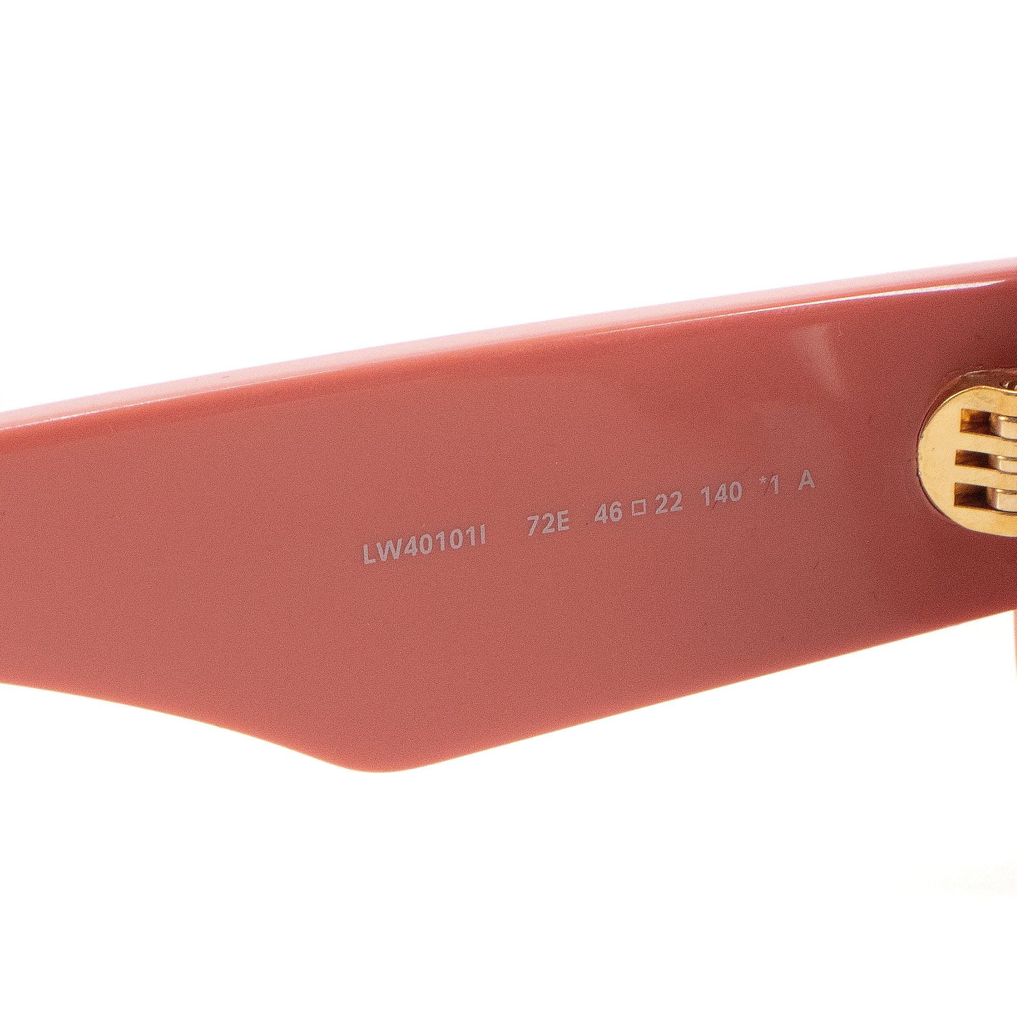 LOEWE - Lunettes de soleil Chunky Anagram Loewe en plastique rose