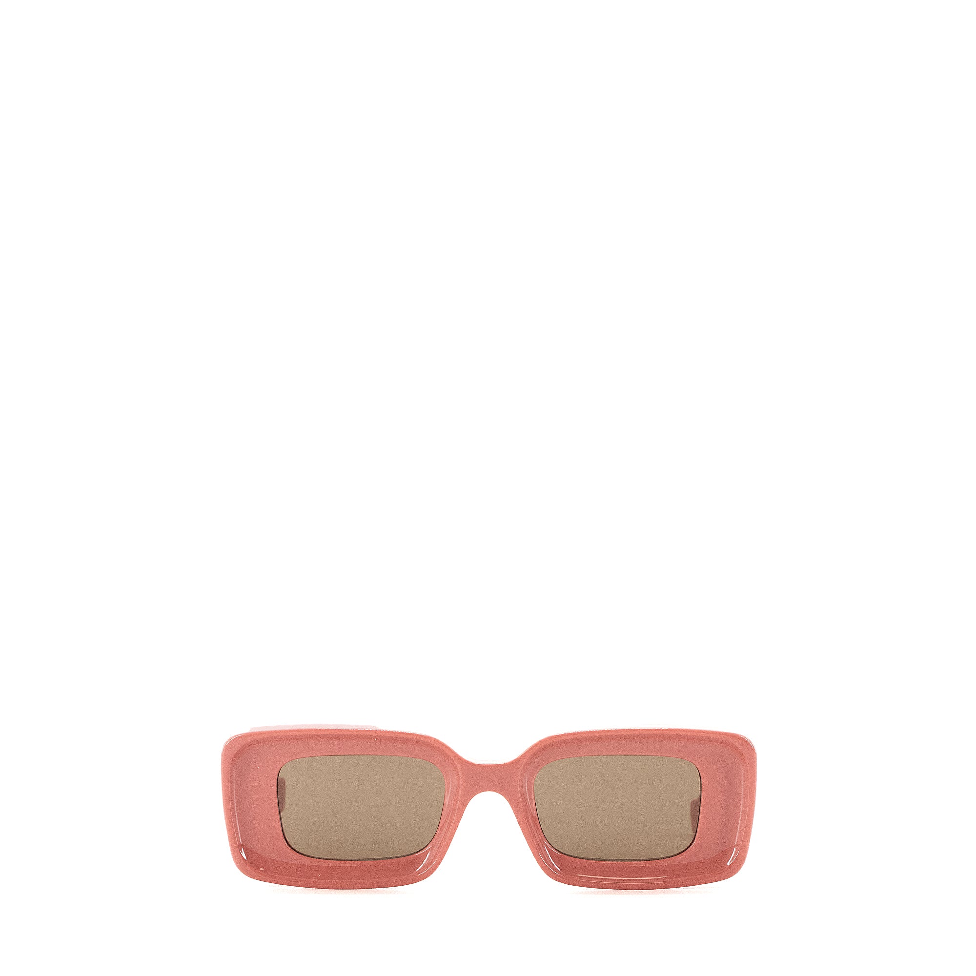 LOEWE - Lunettes de soleil Chunky Anagram Loewe en plastique rose