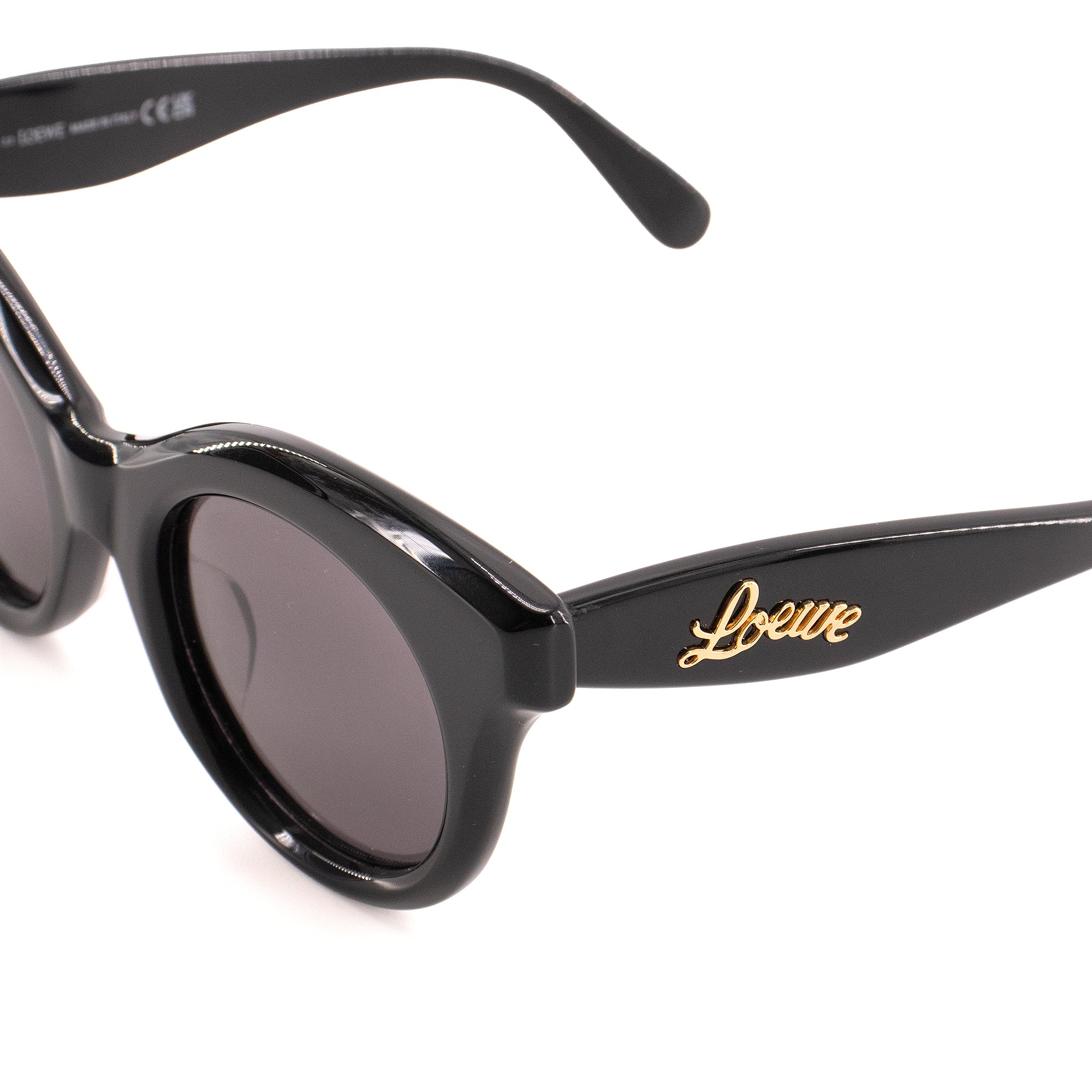 LOEWE - Lunettes de soleil Curvy Loewe en plastique noir