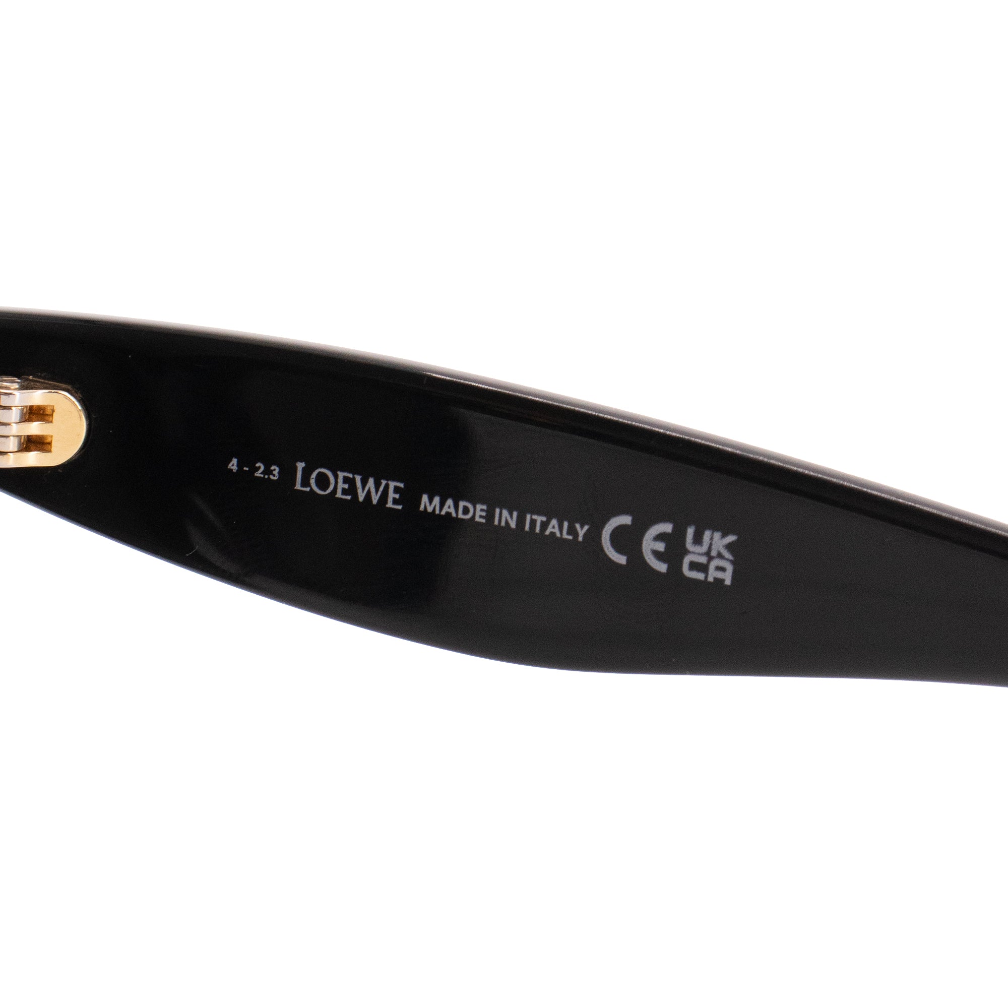 LOEWE - Lunettes de soleil Curvy Loewe en plastique noir