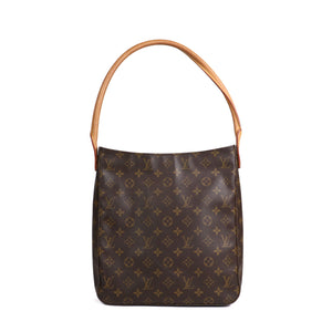 LOUIS VUITTON - Sac à main Looping Louis Vuitton en toile monogrammée vintage