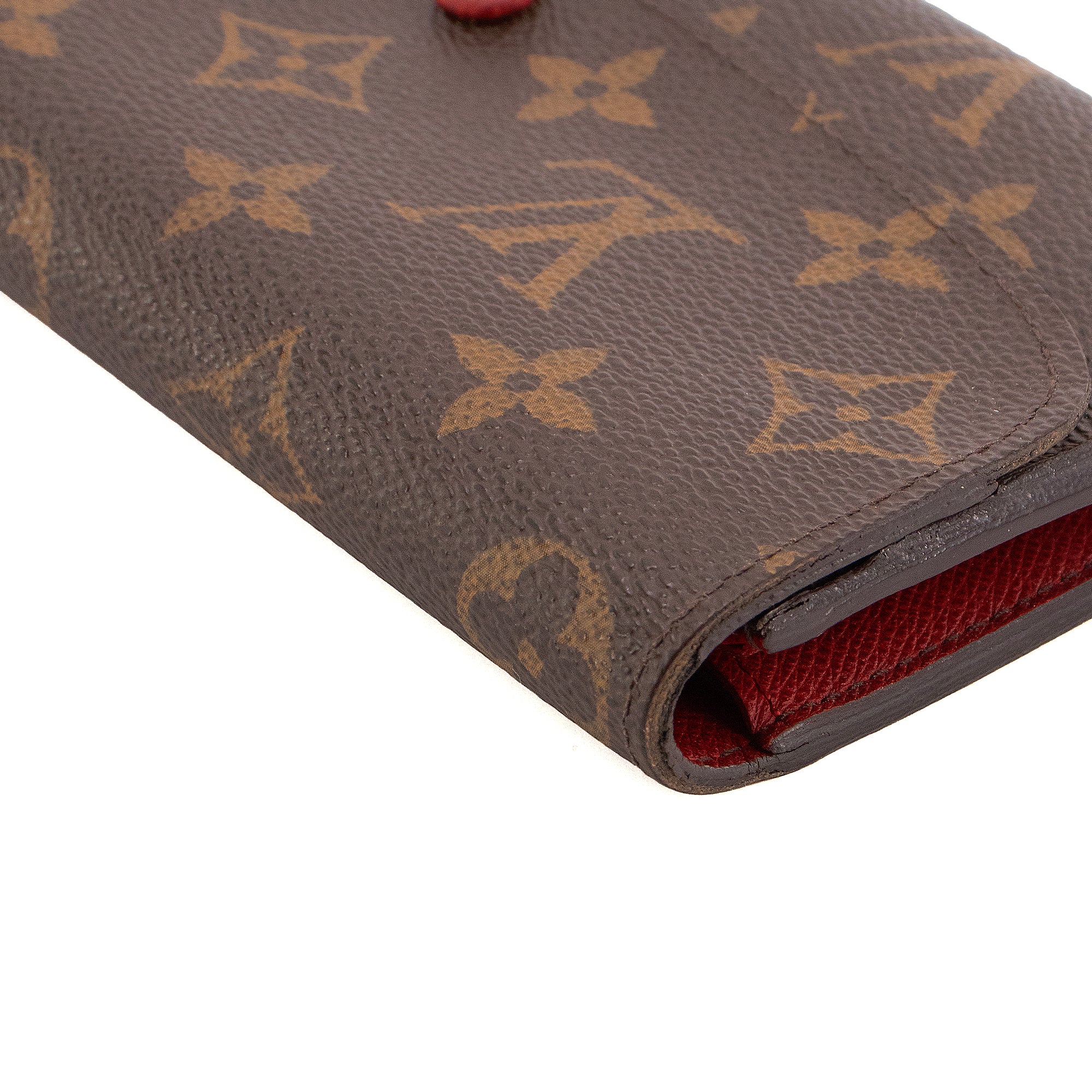 LOUIS VUITTON - Portefeuille Emilie Louis Vuitton en toile enduite monogrammée