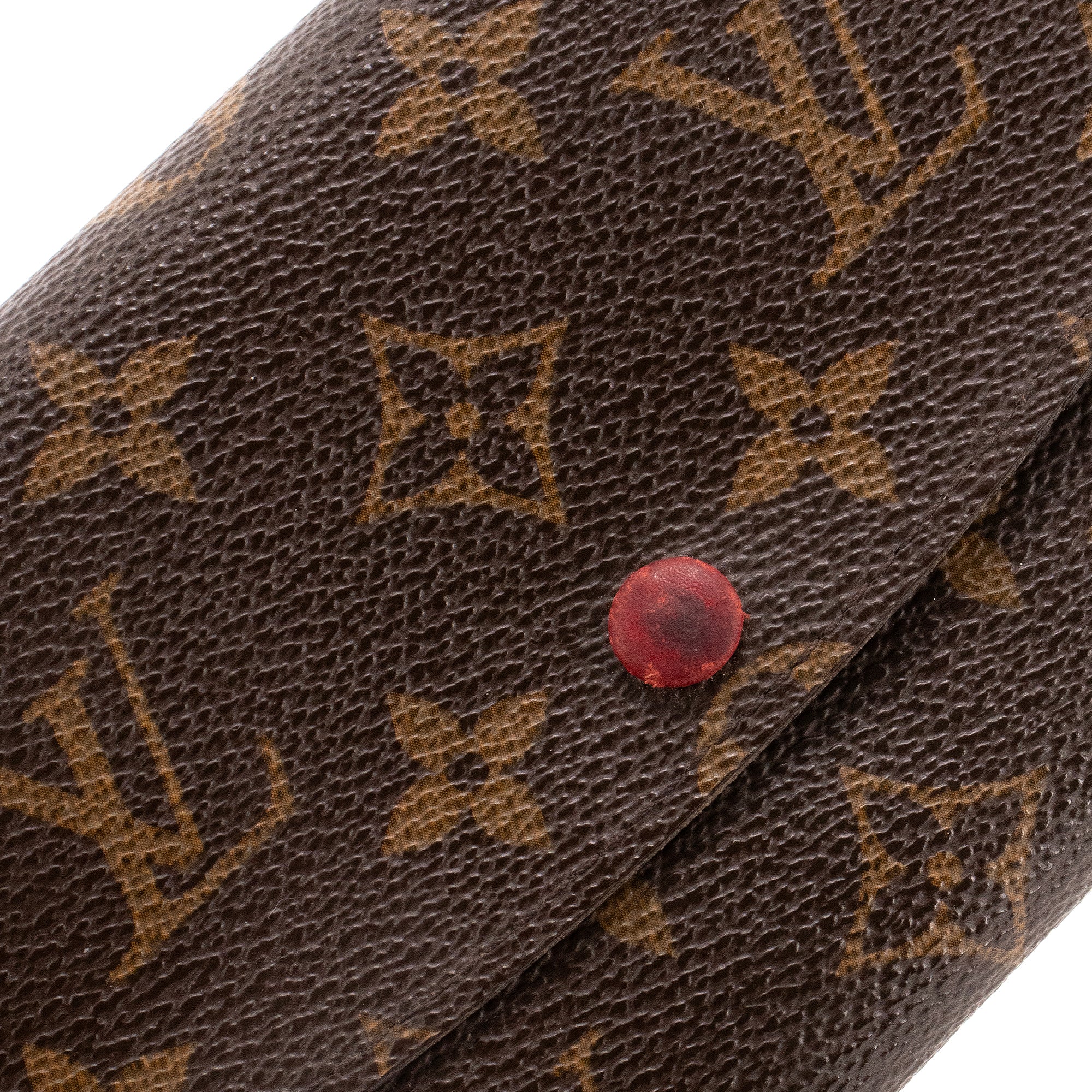 LOUIS VUITTON - Portefeuille Emilie Louis Vuitton en toile enduite monogrammée