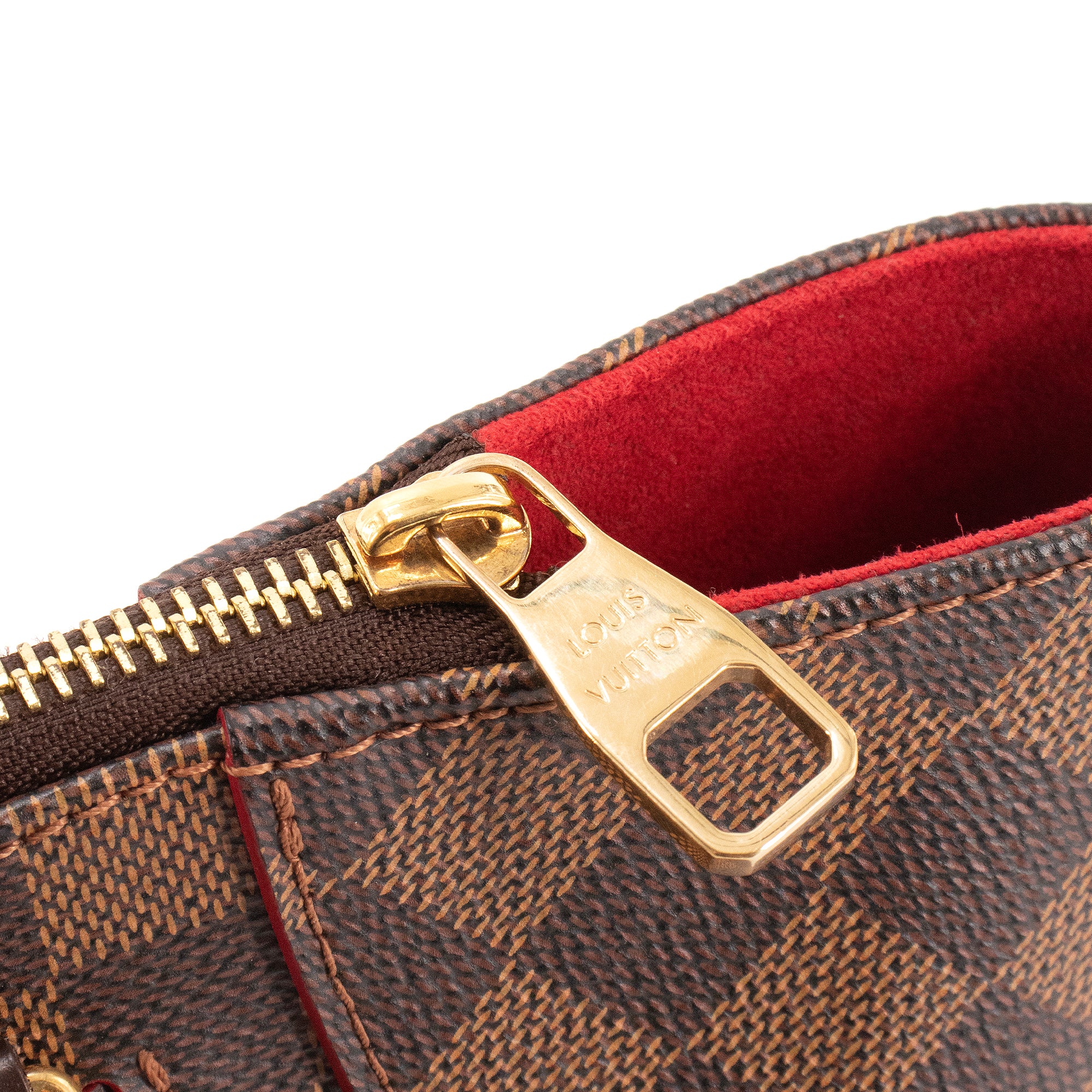 LOUIS VUITTON - Sac à bandoulière Caissa Tote PM Louis Vuitton en toile enduite damier ébène