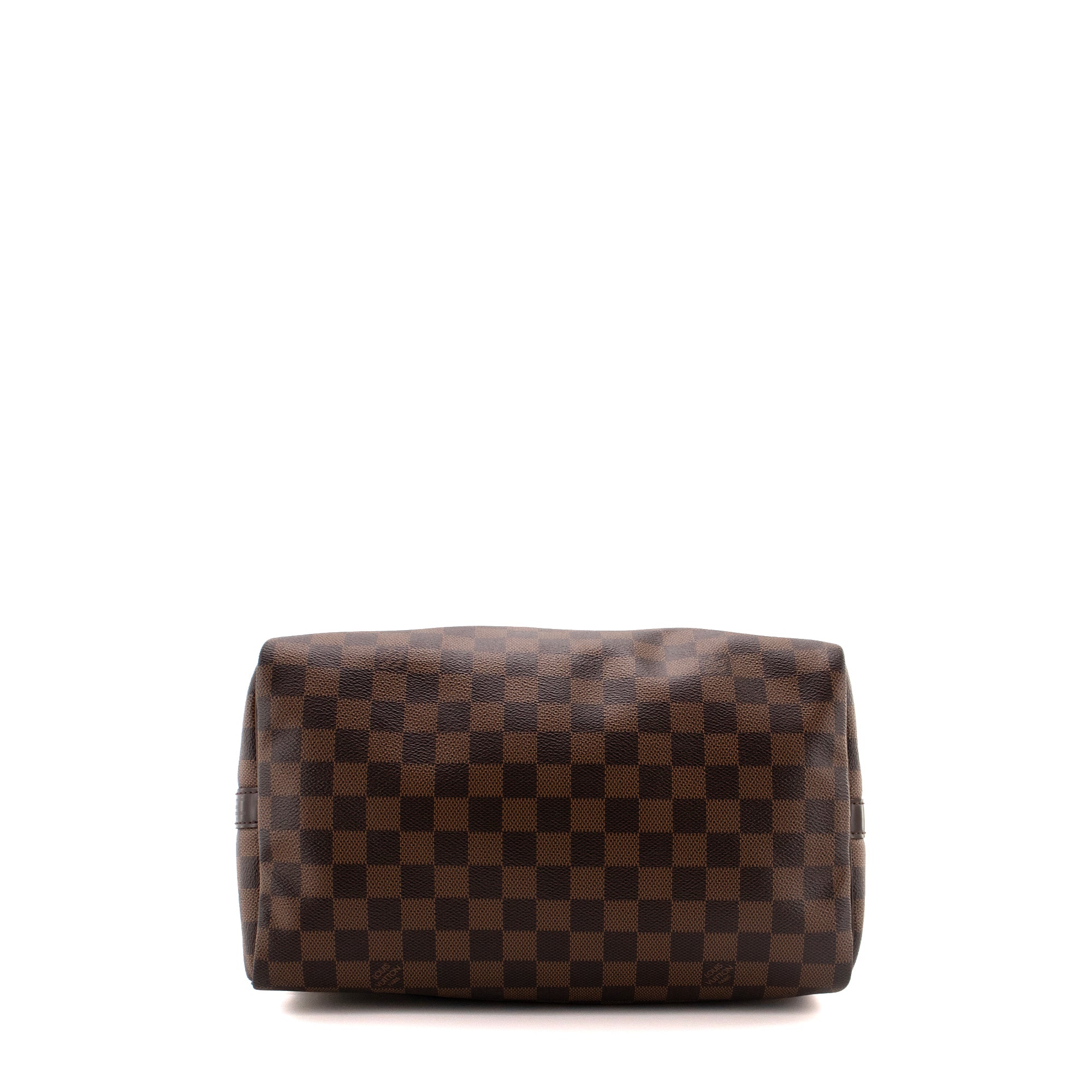LOUIS VUITTON - Sac à bandoulière Speedy 30 Louis Vuitton en toile damier ébène