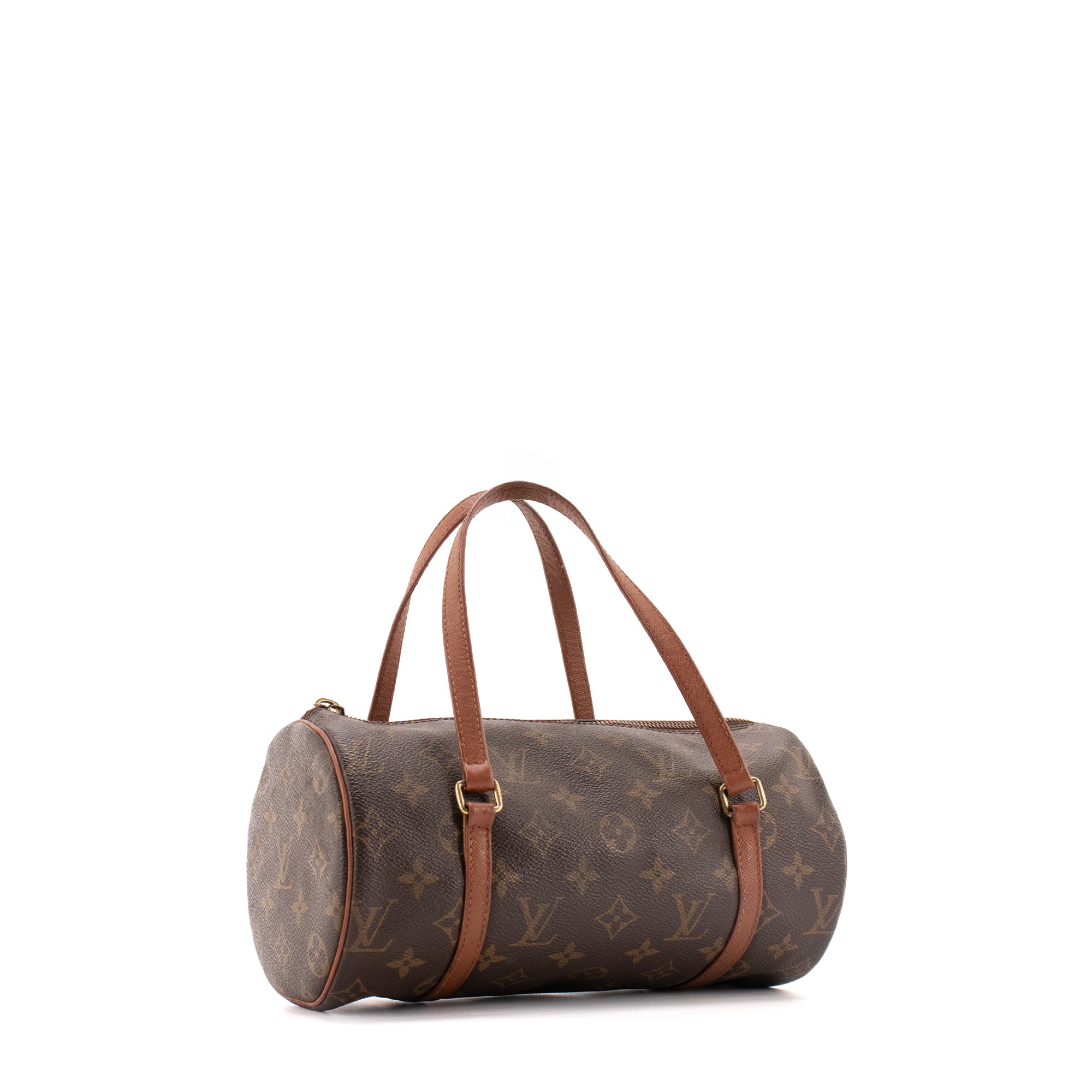 LOUIS VUITTON - Sac à main Papillon Louis Vuitton en toile monogrammée vintage