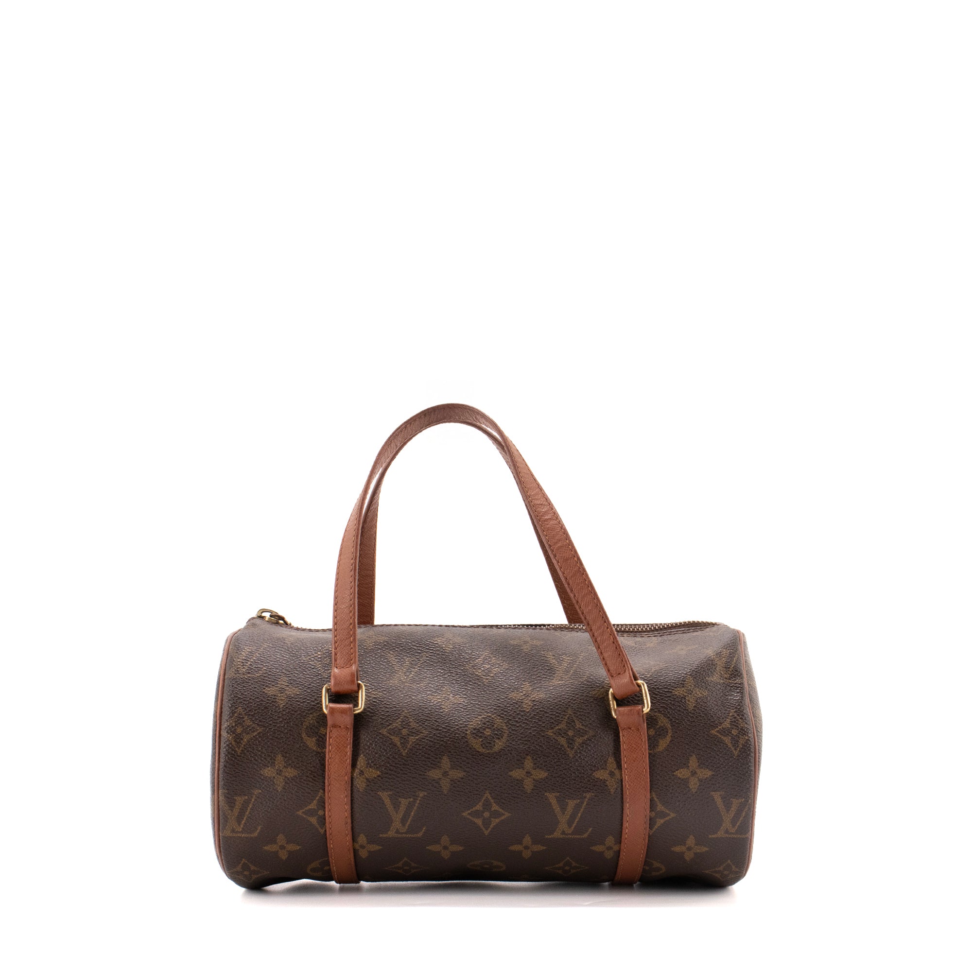 LOUIS VUITTON - Sac à main Papillon Louis Vuitton en toile monogrammée vintage
