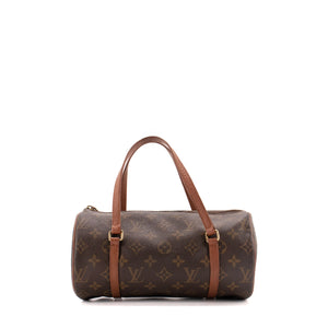 LOUIS VUITTON - Sac à main Papillon Louis Vuitton en toile monogrammée vintage