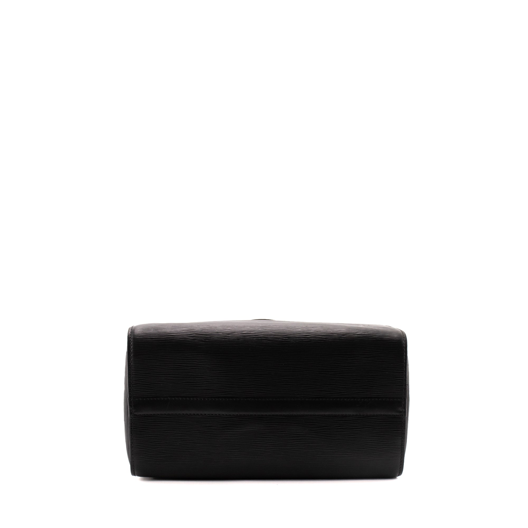 LOUIS VUITTON - Sac à main Speedy 35 Louis Vuitton en cuir épi noir vintage