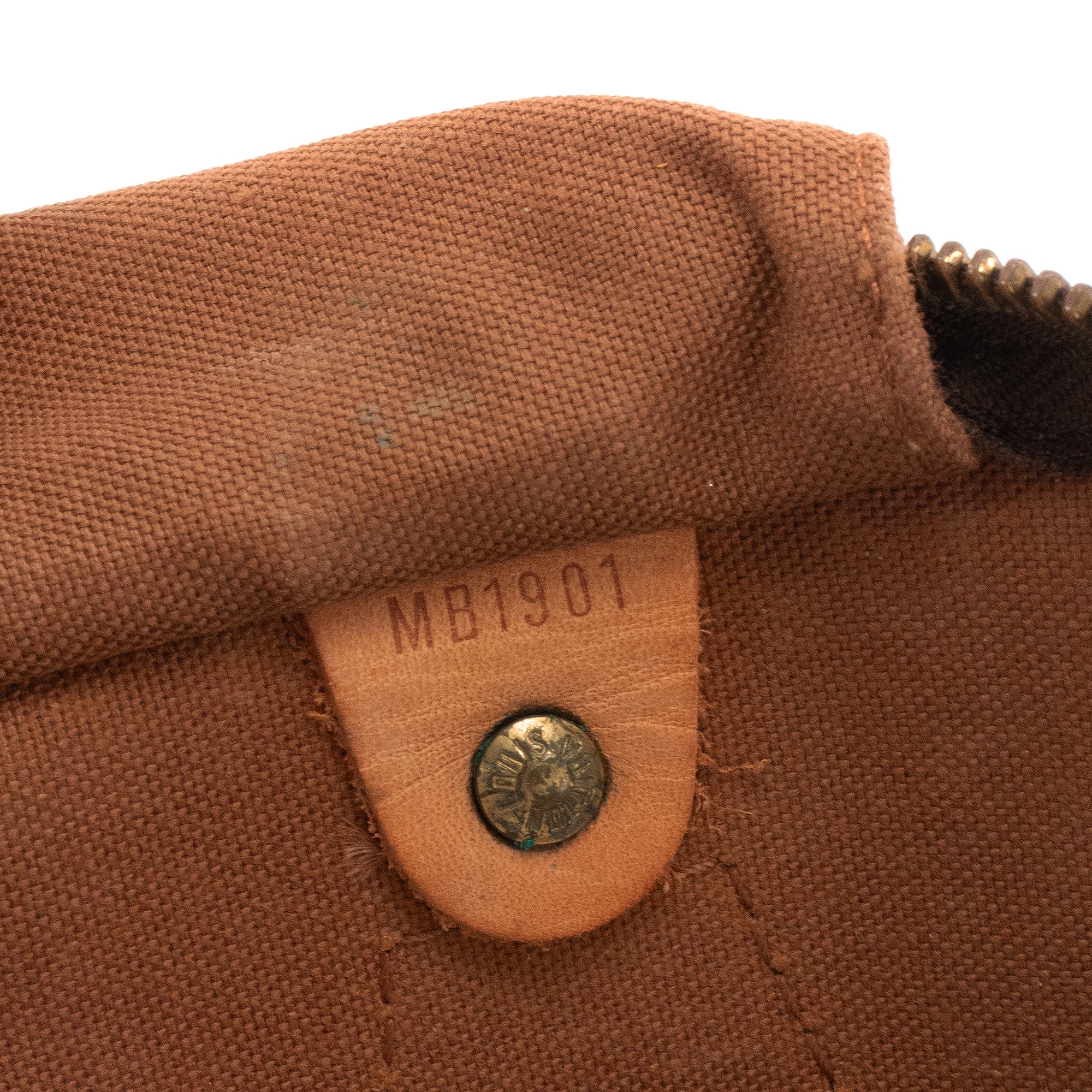 LOUIS VUITTON - Sac à main Speedy 40 Louis Vuitton en toile monogrammée vintage