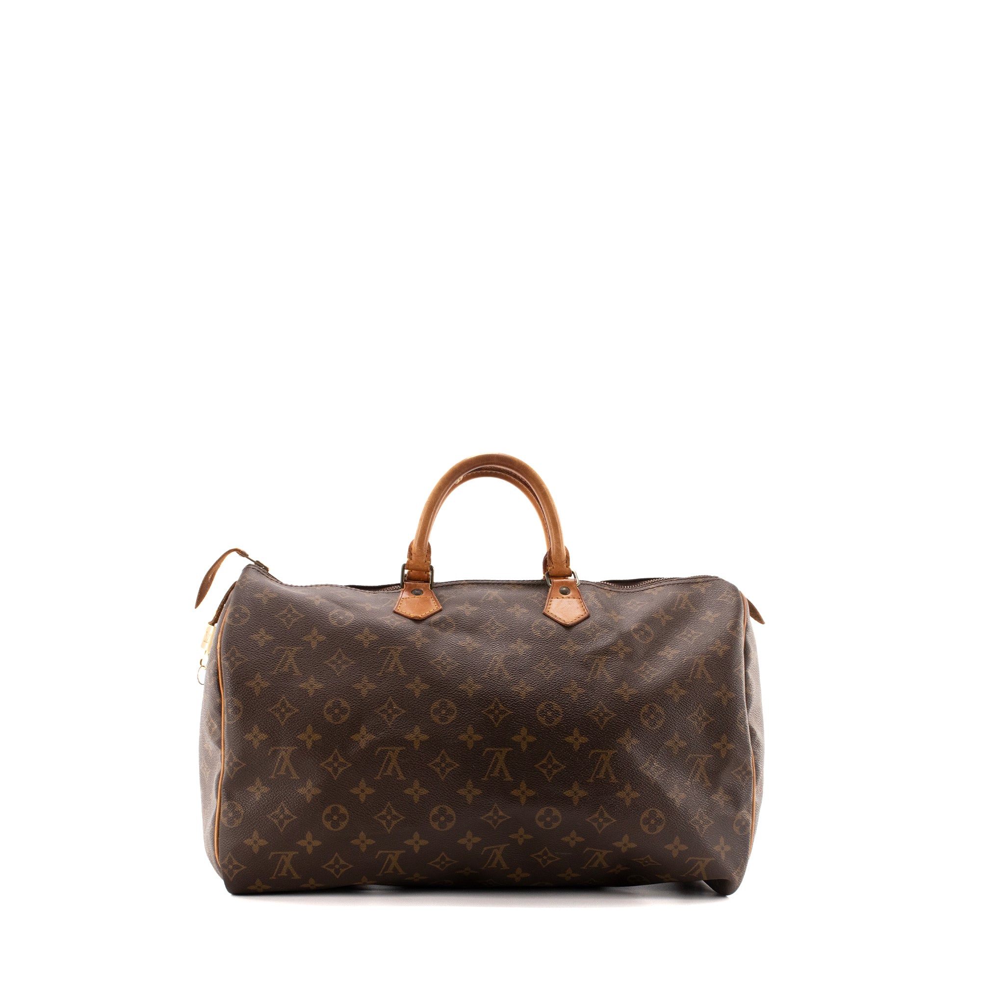 LOUIS VUITTON - Sac à main Speedy 40 Louis Vuitton en toile monogrammée vintage