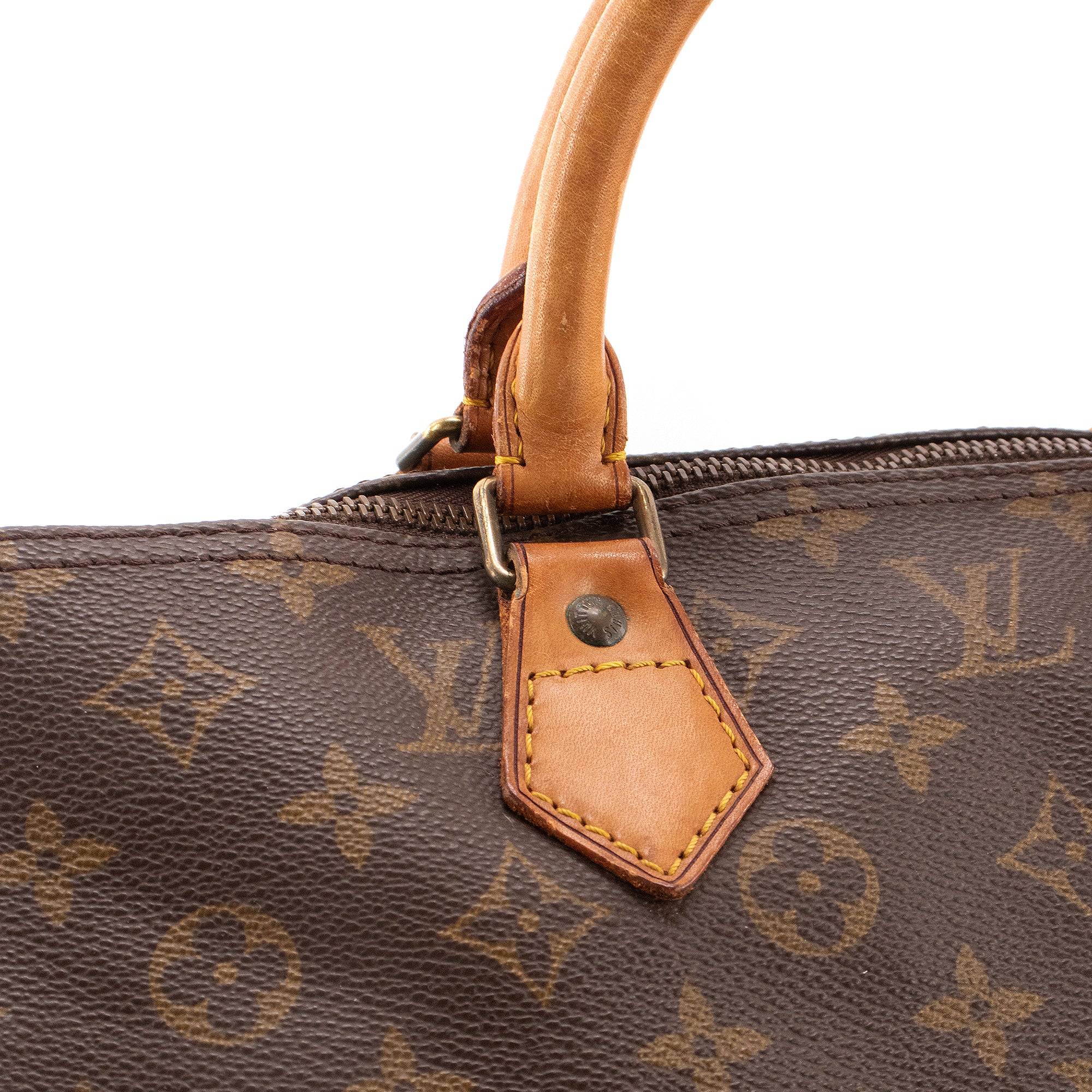 LOUIS VUITTON - Sac à main Speedy 40 Louis Vuitton en toile monogrammée vintage