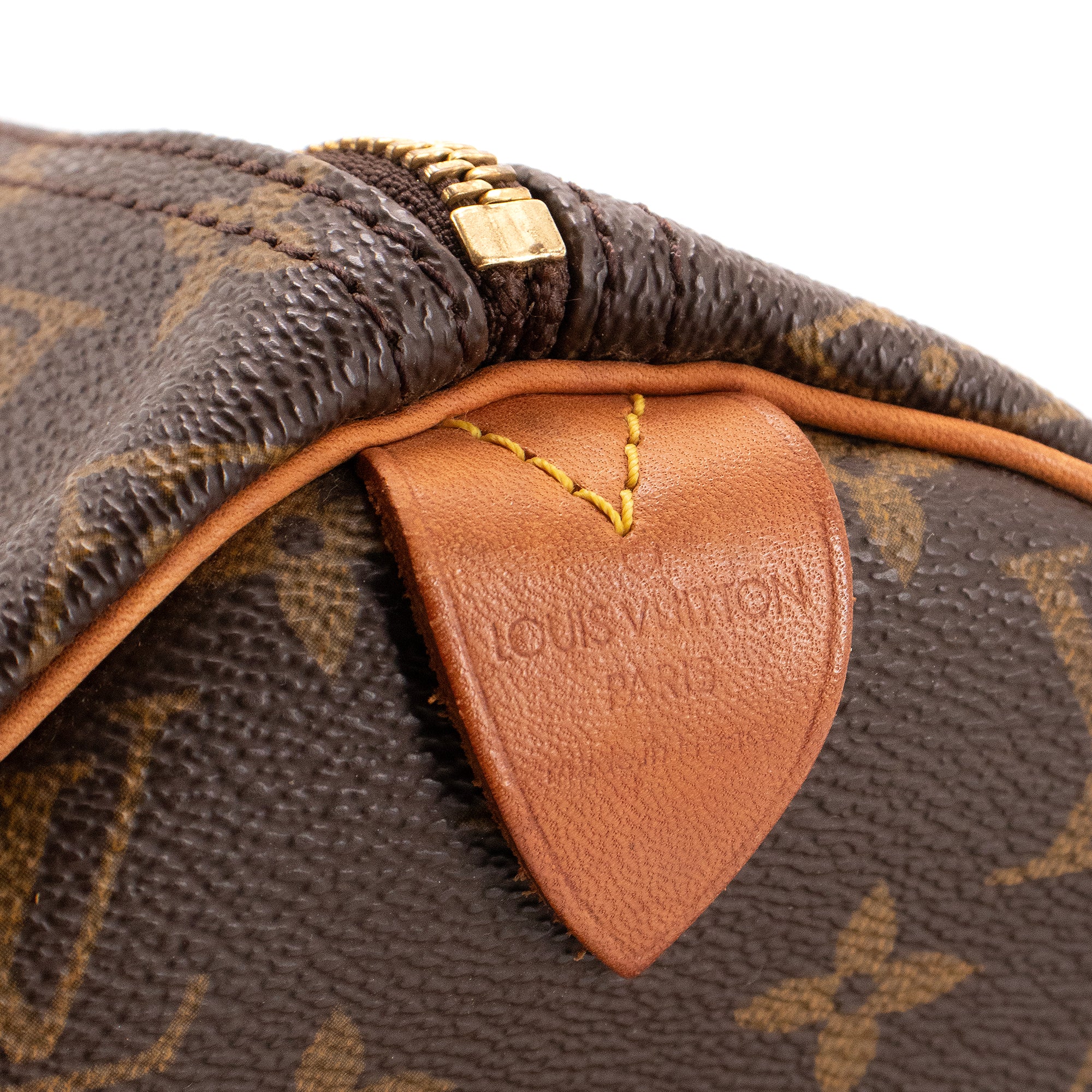 LOUIS VUITTON - Sac à main Speedy 40 Louis Vuitton en toile monogrammée vintage