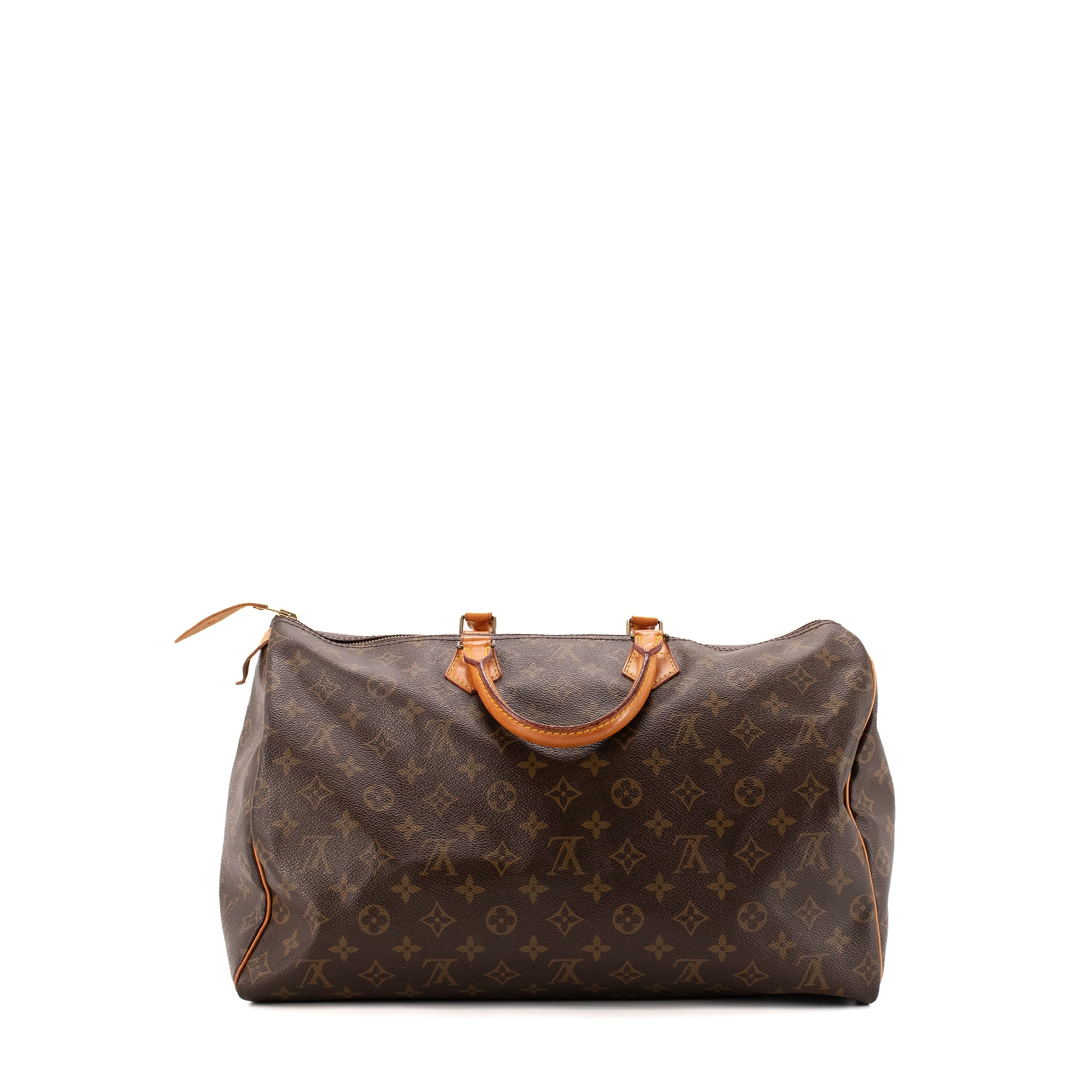 LOUIS VUITTON - Sac à main Speedy 40 Louis Vuitton en toile monogrammée vintage
