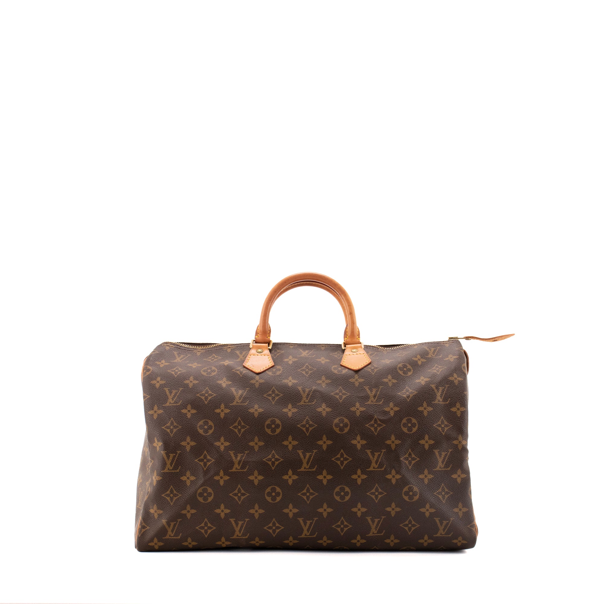 LOUIS VUITTON - Sac à main Speedy 40 Louis Vuitton en toile monogrammée vintage