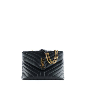 SAINT LAURENT - Sac à épaule Loulou medium en cuir matelassé