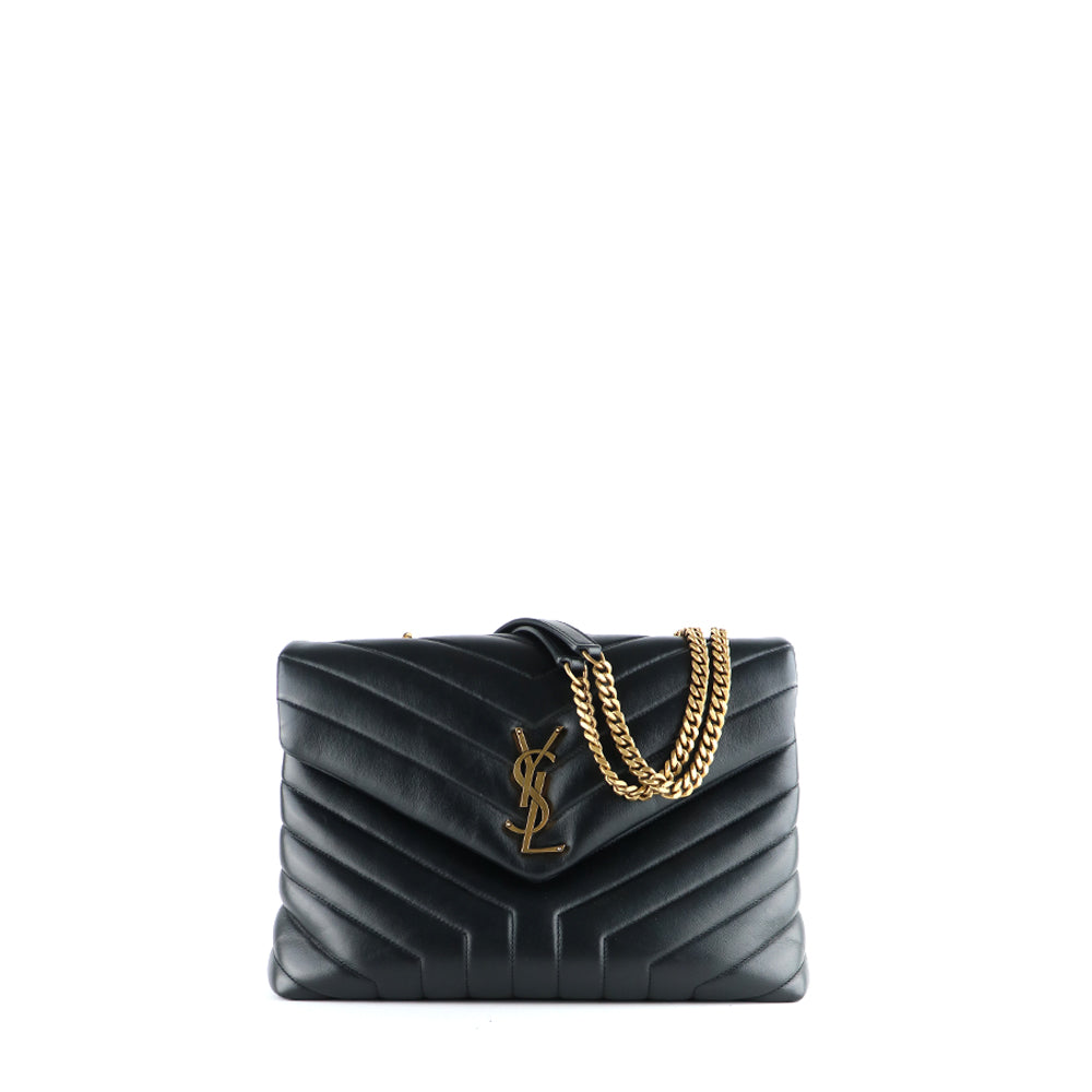 SAINT LAURENT - Sac à épaule Loulou medium en cuir matelassé