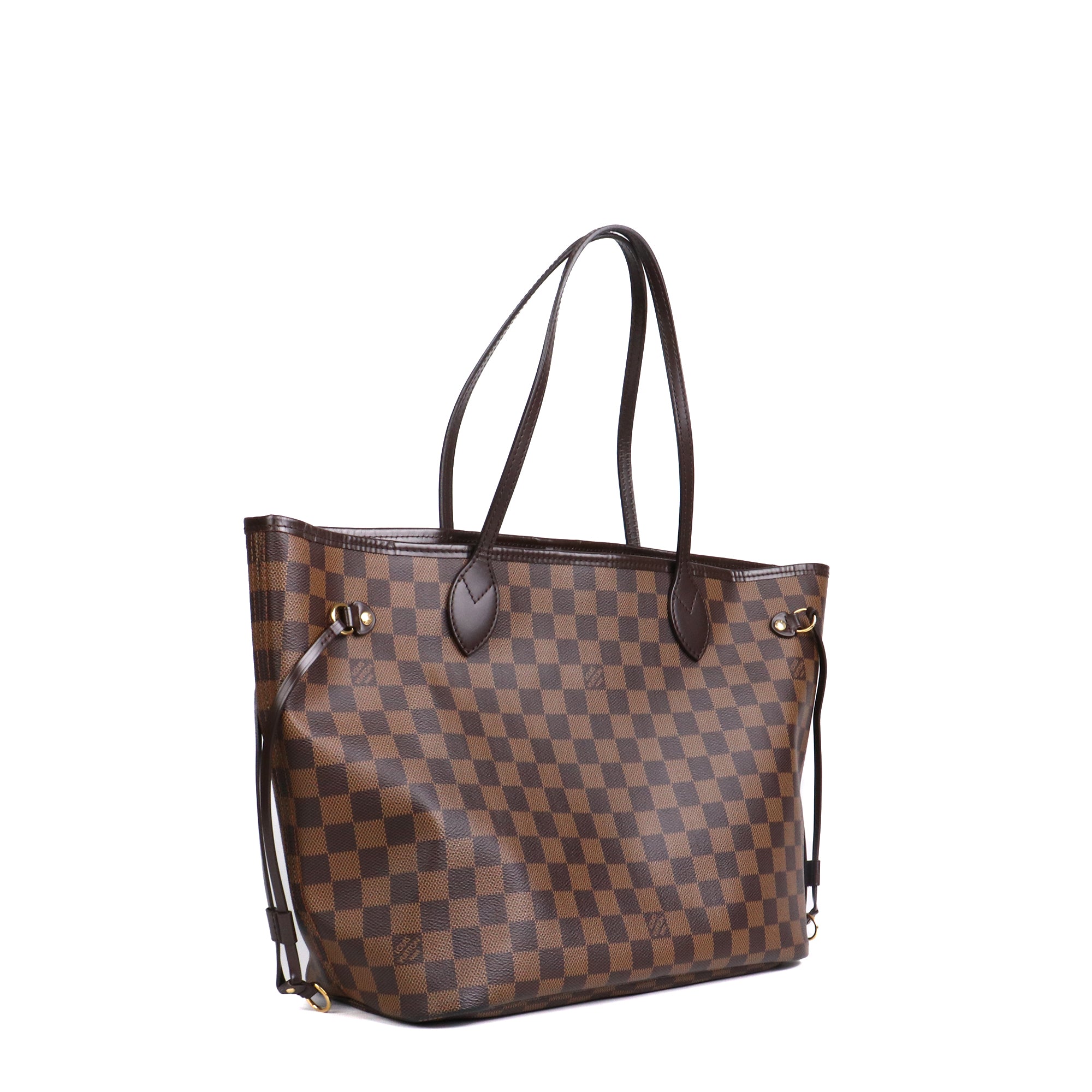 LOUIS VUITTON - Sac cabas Neverfull MM Louis Vuitton en toile damier ébène