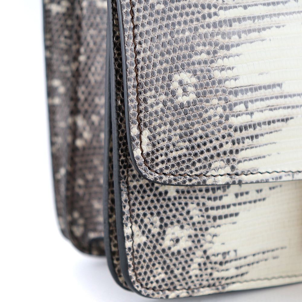 CELINE - Classic Box shoulder bag in lizard