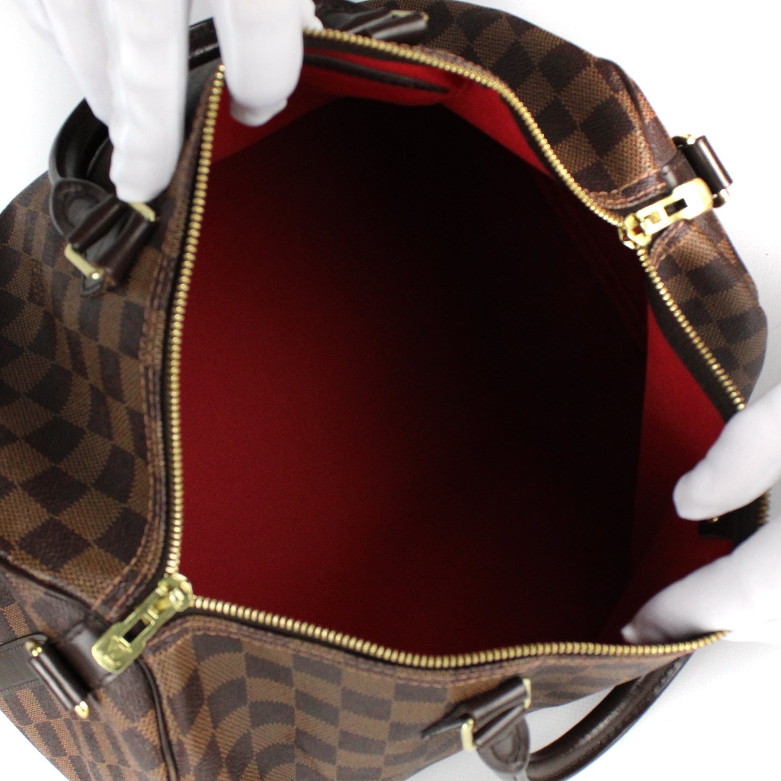 LOUIS VUITTON - Speedy 35 Bandoulière Damier Ébène