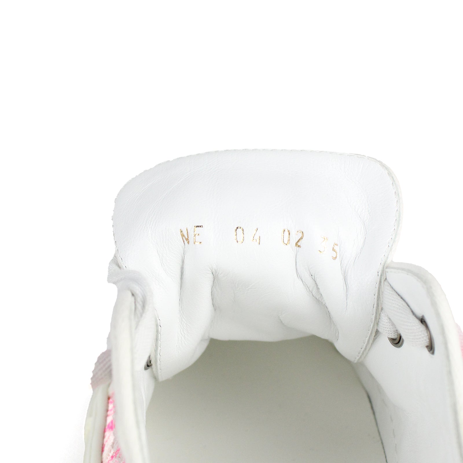 DIOR - Sneakers Walk'N Dior en toile blanche et rose (T35)