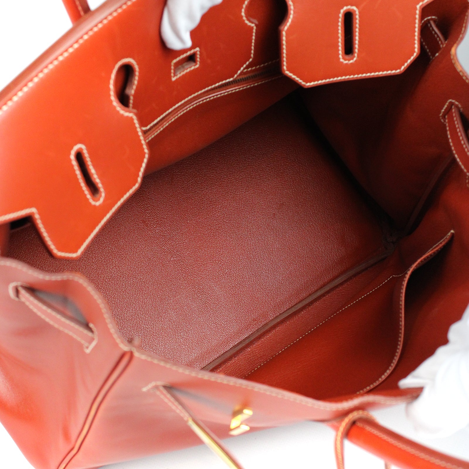 HERMÈS - Birkin 35 en cuir box