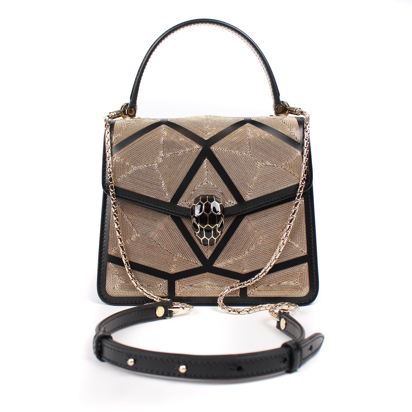 BVLGARI - Sac à bandoulière Serpenti Forever en chaîne