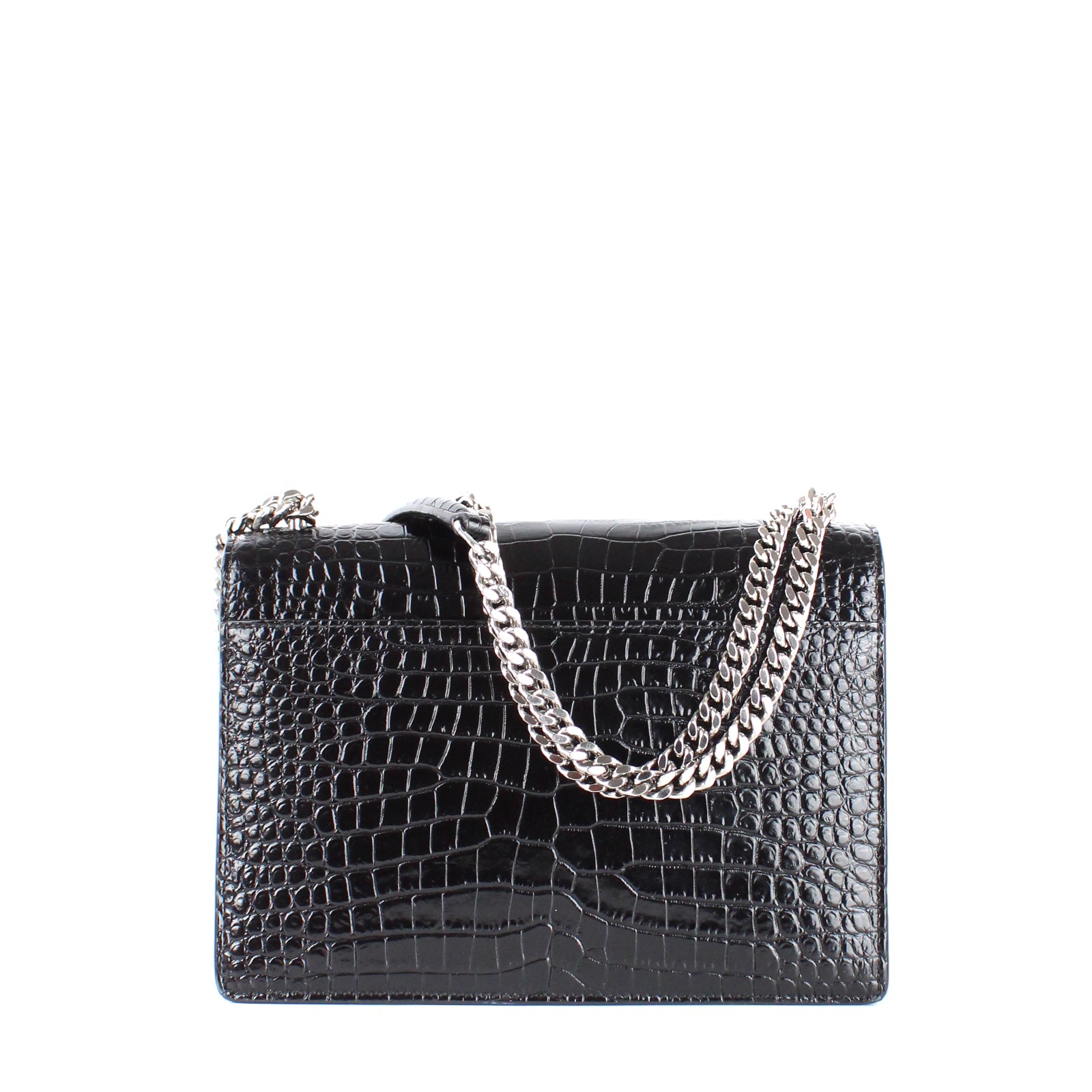 SAINT LAURENT - Sac Sunset medium embossé crocodile