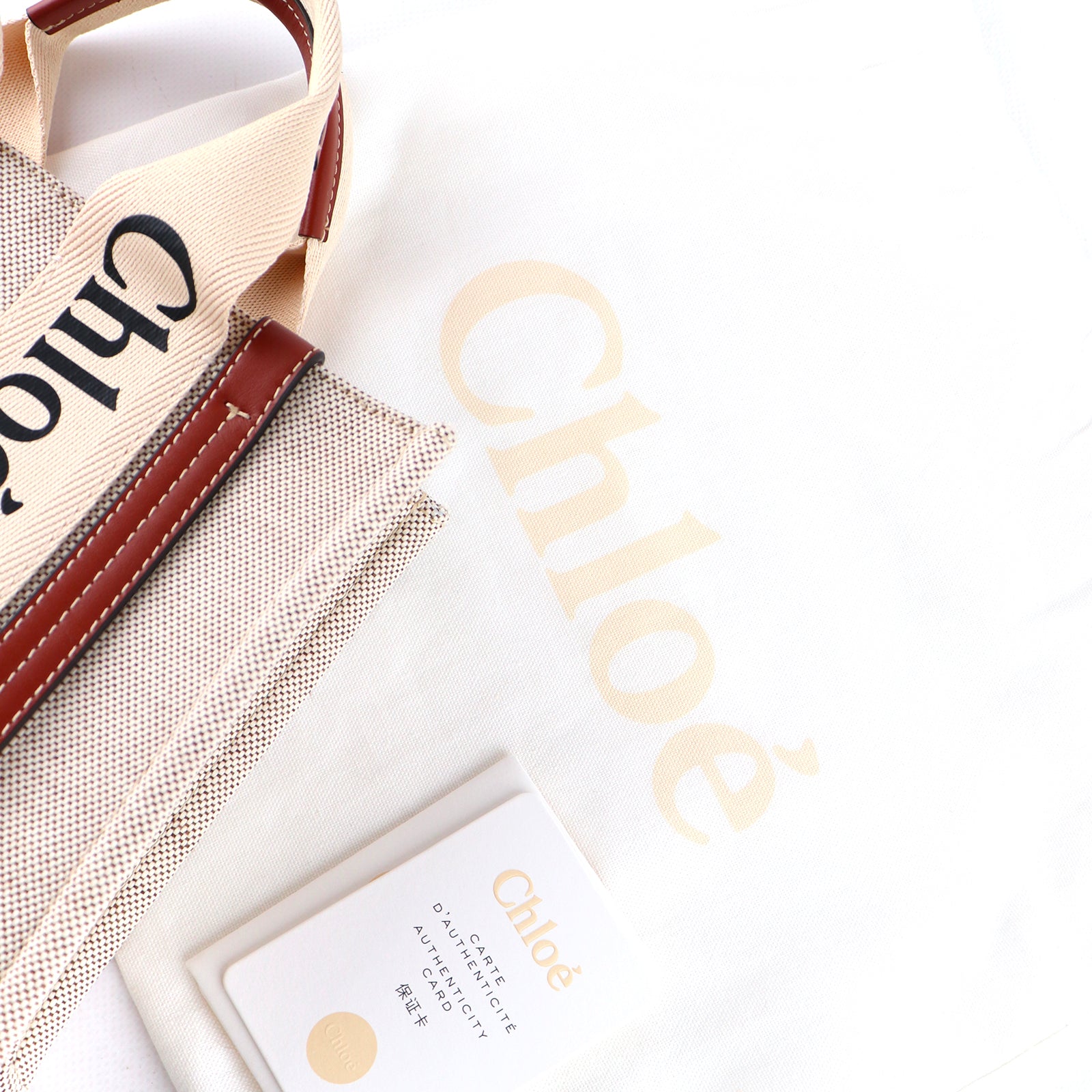 CHLOÉ - Sac cabas Woody petit modèle