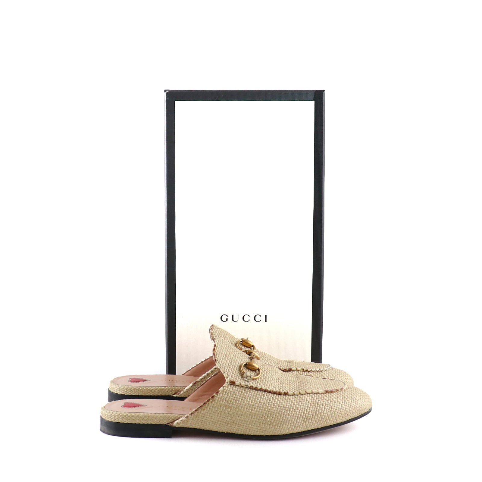 GUCCI - Mules Pricetown en raphia (T36,5)