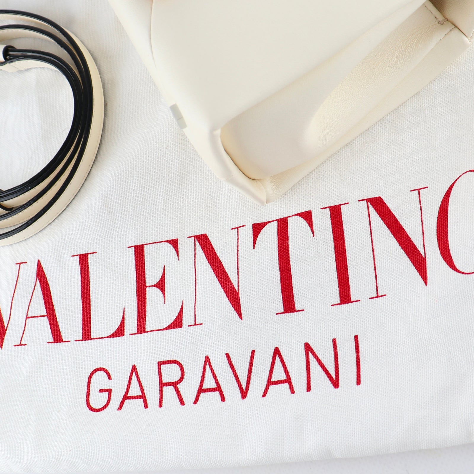 VALENTINO - Sac à bandoulière One Stud Mini en cuir blanc