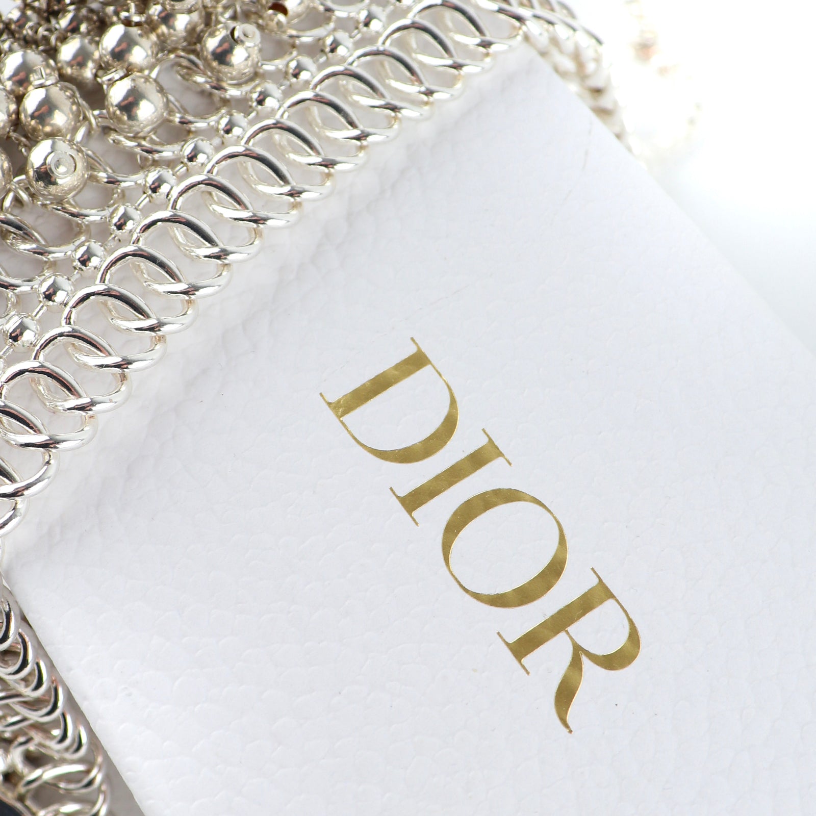 DIOR - Collier Chocker argenté