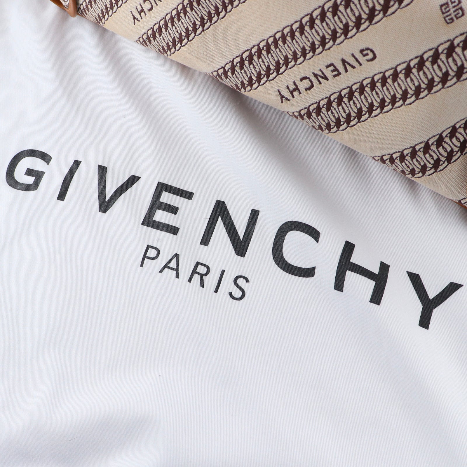 GIVENCHY - Sac cabas en toile et cuir naturel