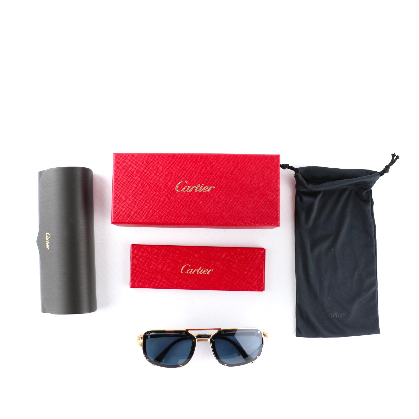 CARTIER - Lunettes de soleil Santos