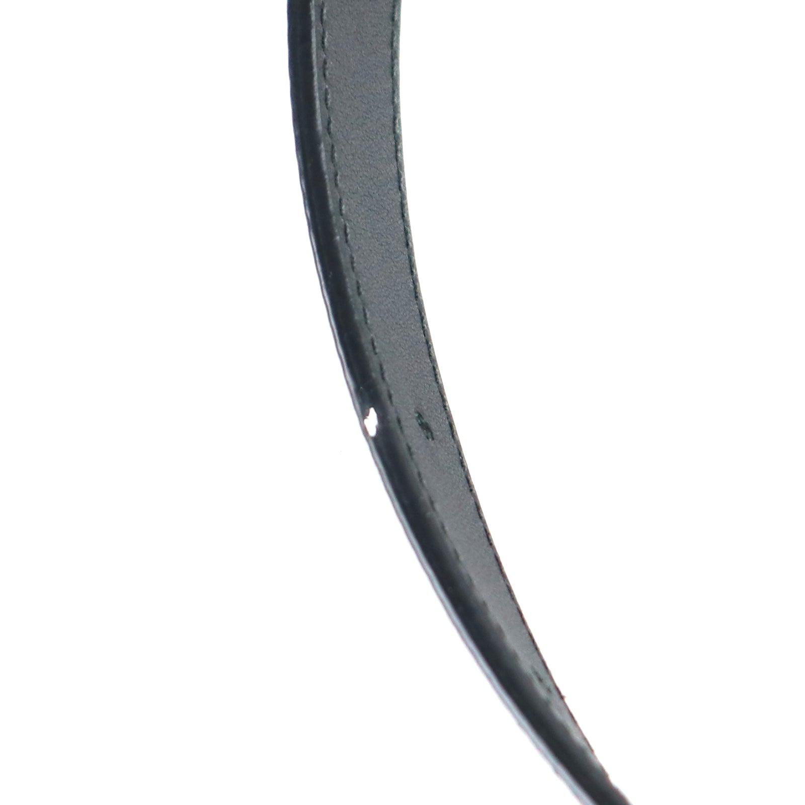 GUCCI - Ceinture GG Marmont en cuir noir (T80)