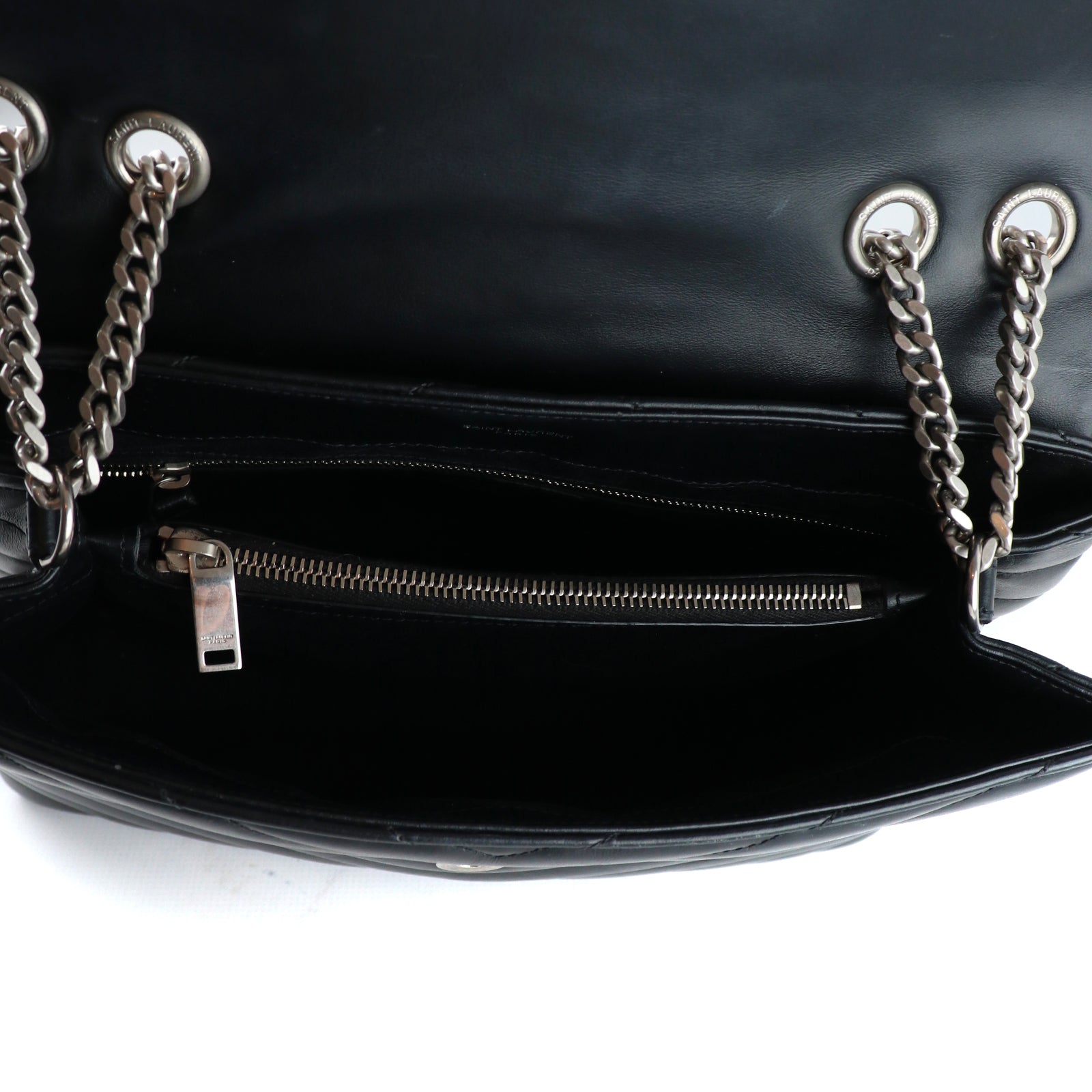 SAINT LAURENT - Sac à épaule Loulou medium en cuir matelassé