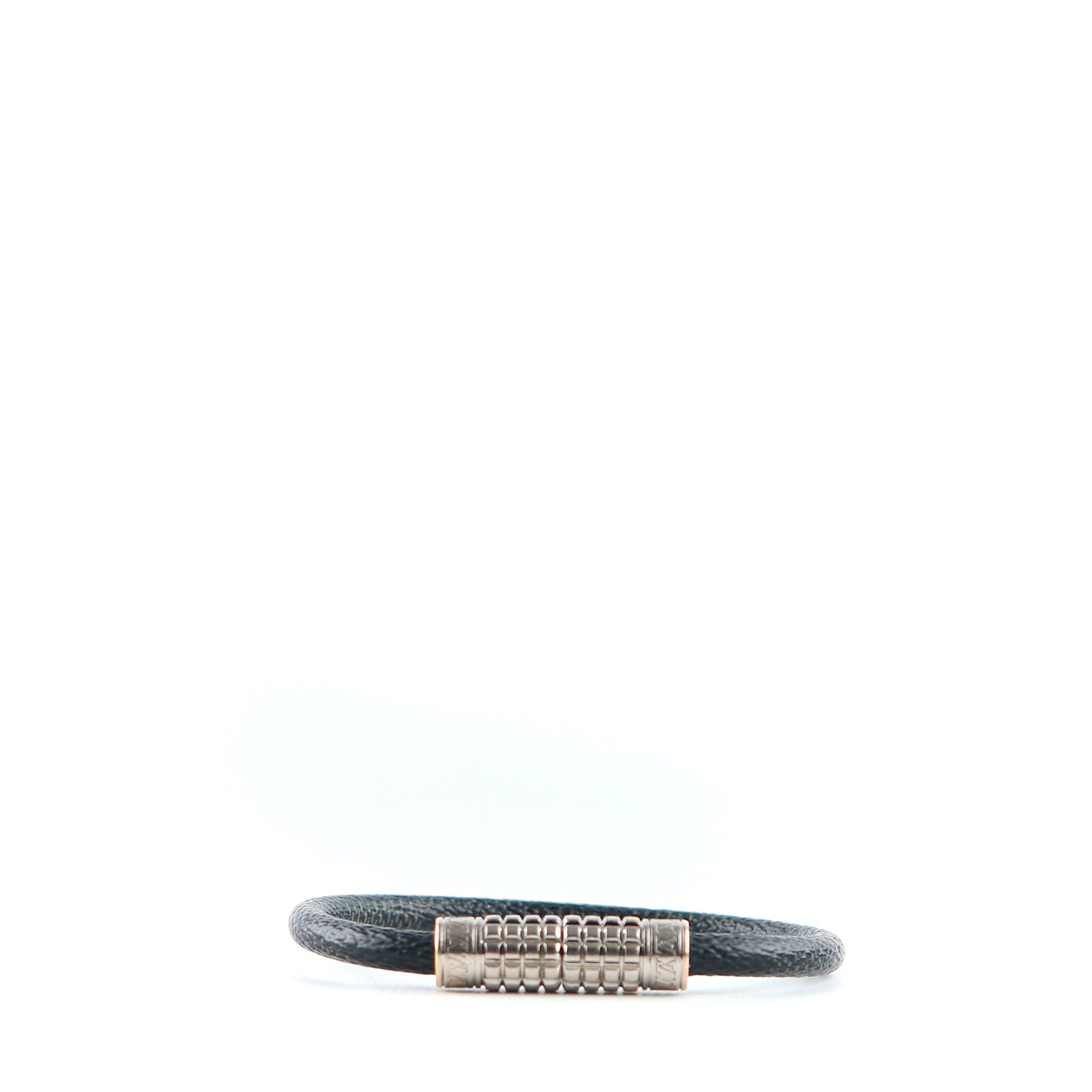 LOUIS VUITTON - Bracelet Digit en toile damier graphite