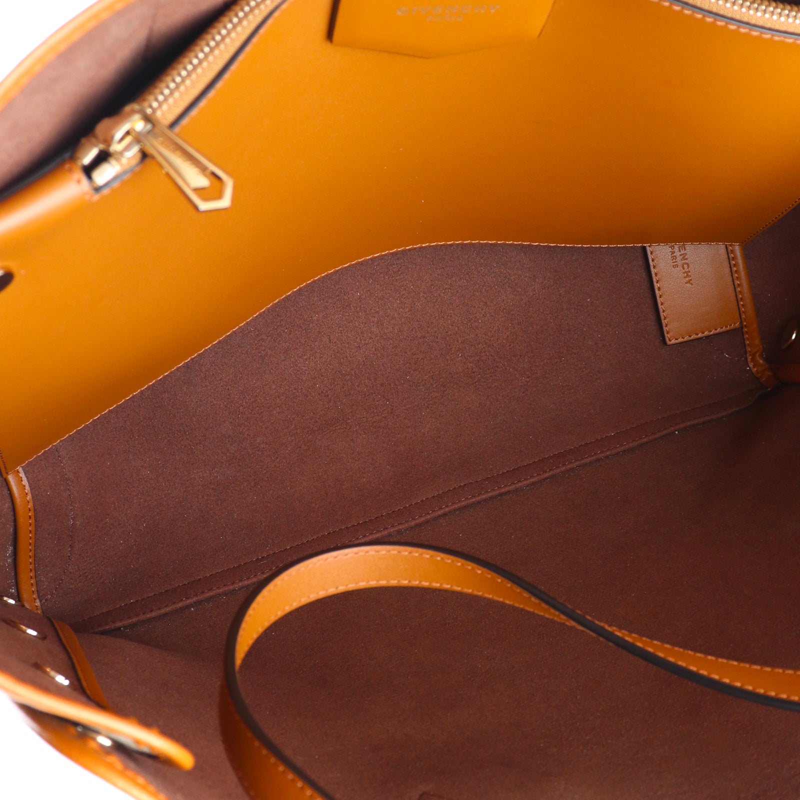 GIVENCHY - Sac cabas en toile et cuir naturel